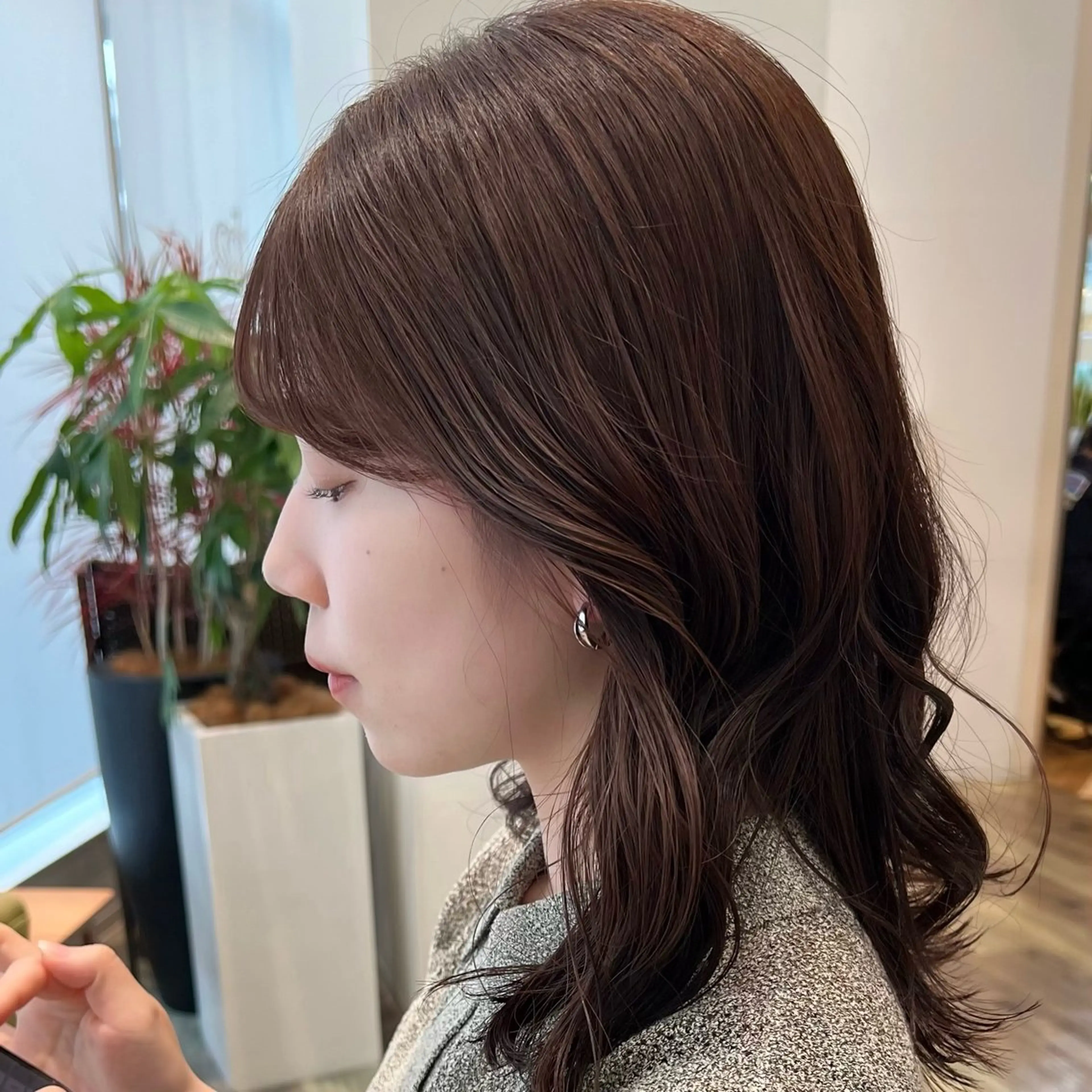 ミディアム カラー k-two あべのキューズモール所属・k-two 天王寺♡ honokaのヘアスタイル