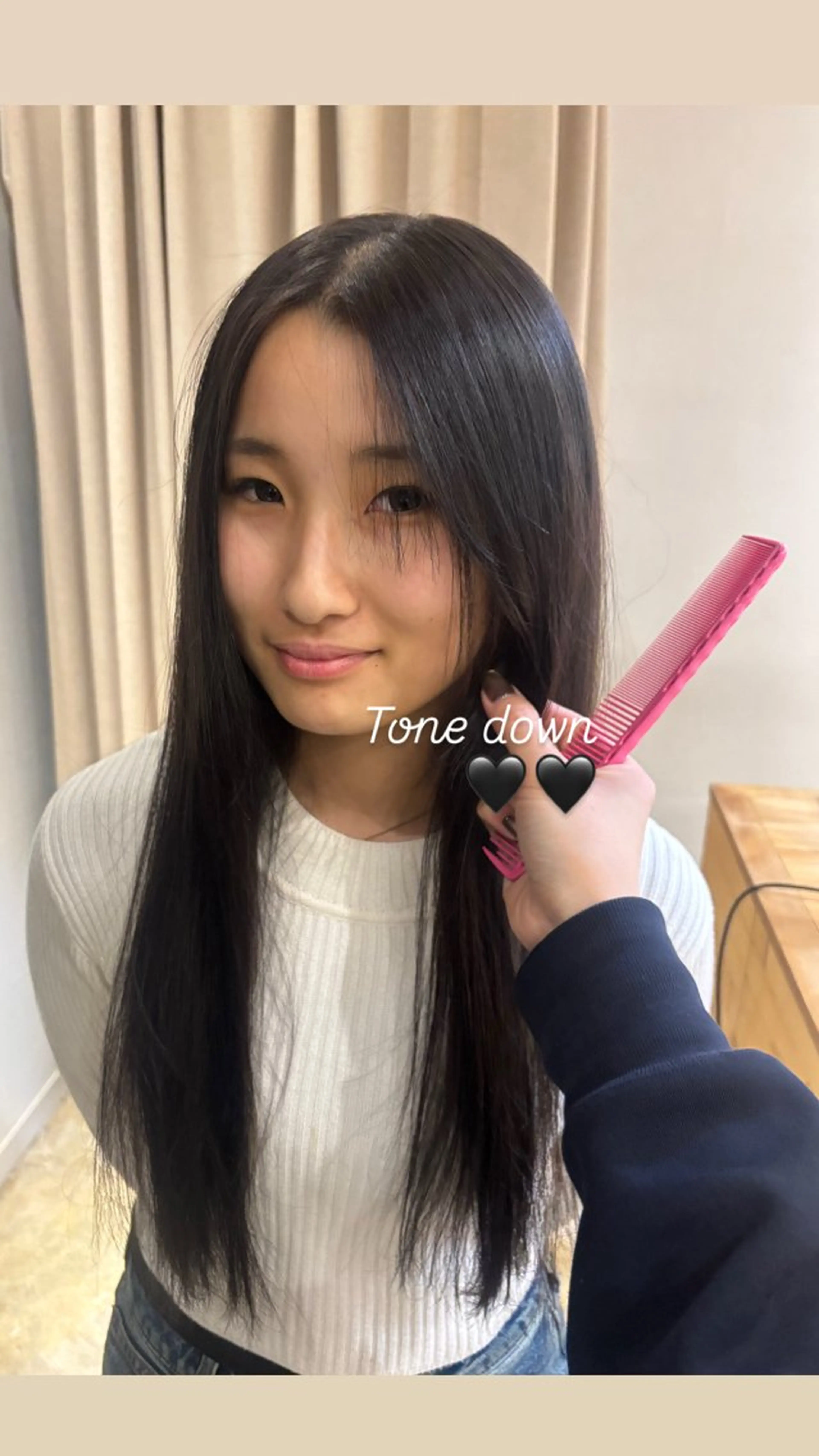 ロング カラー ヘアカラー NAVY/ Miharuのヘアスタイル