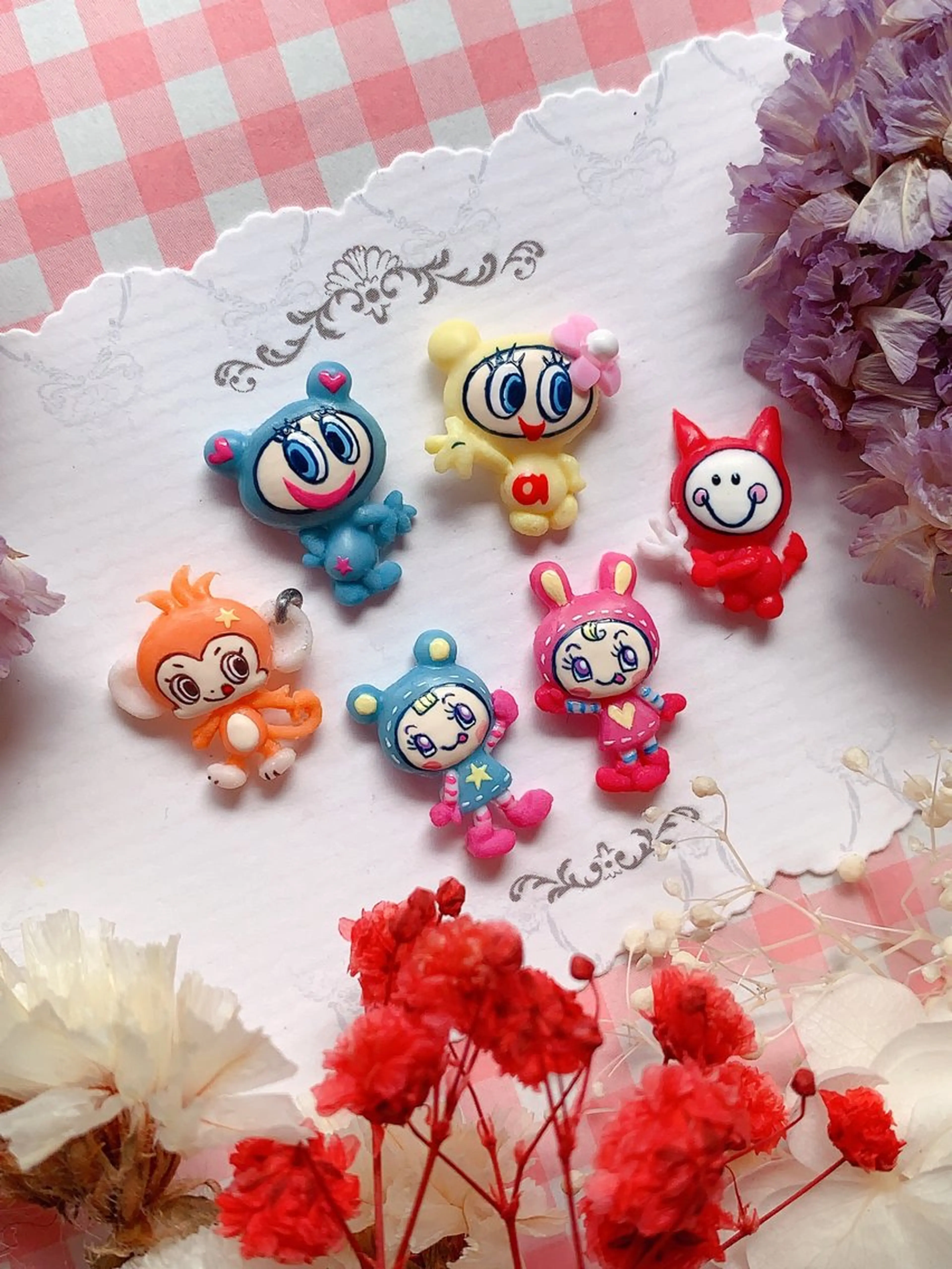 ネイル アートネイル ぷっくりネイル シェアサロンLei.g(レイジー)所属・3Dアートネイル💗 都築レナのネイルデザイン