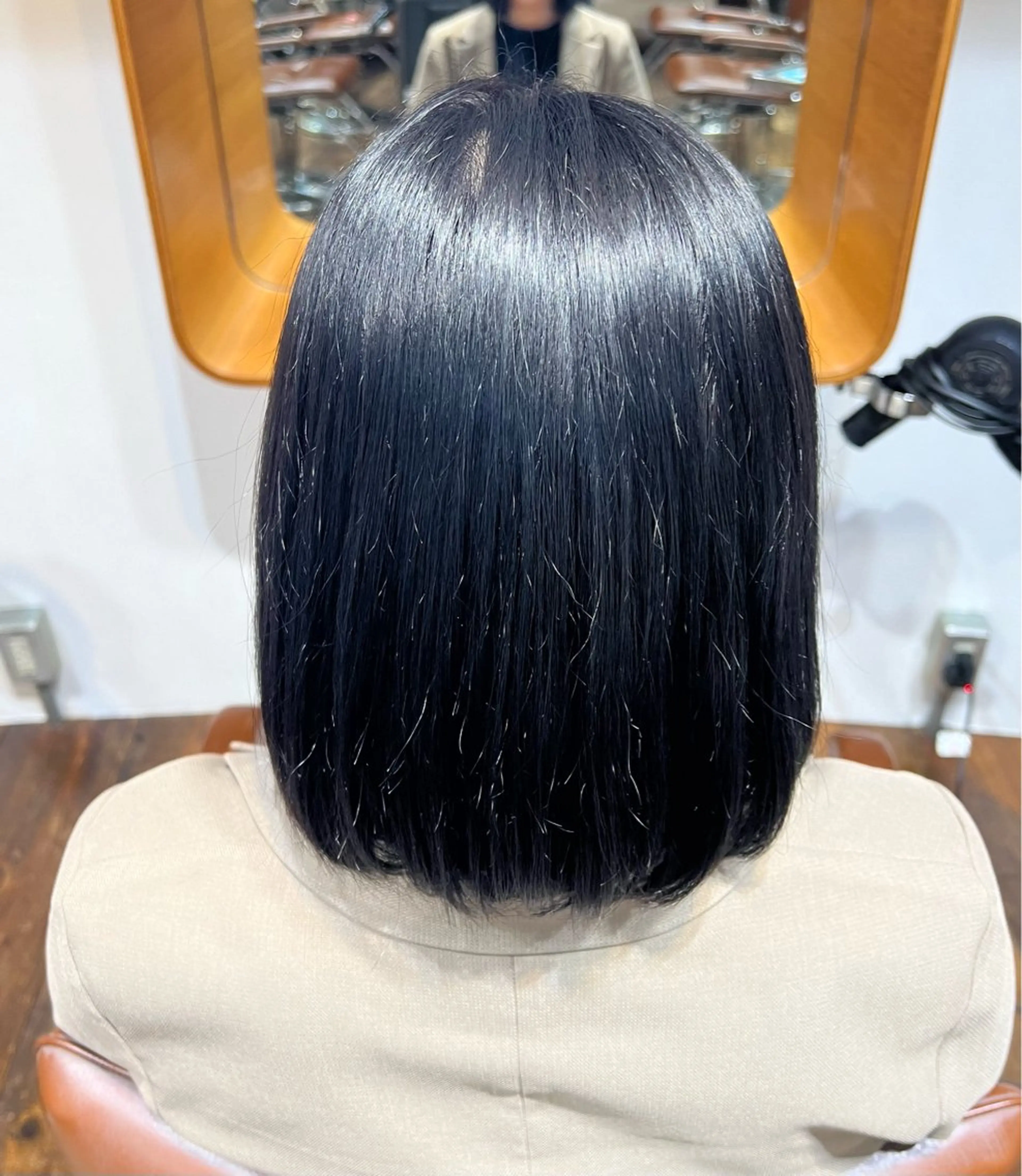 ［ブリーチなし］ワンカラー🧸‎🤍＋オージュアトリートメント🫧 ͛.*の写真