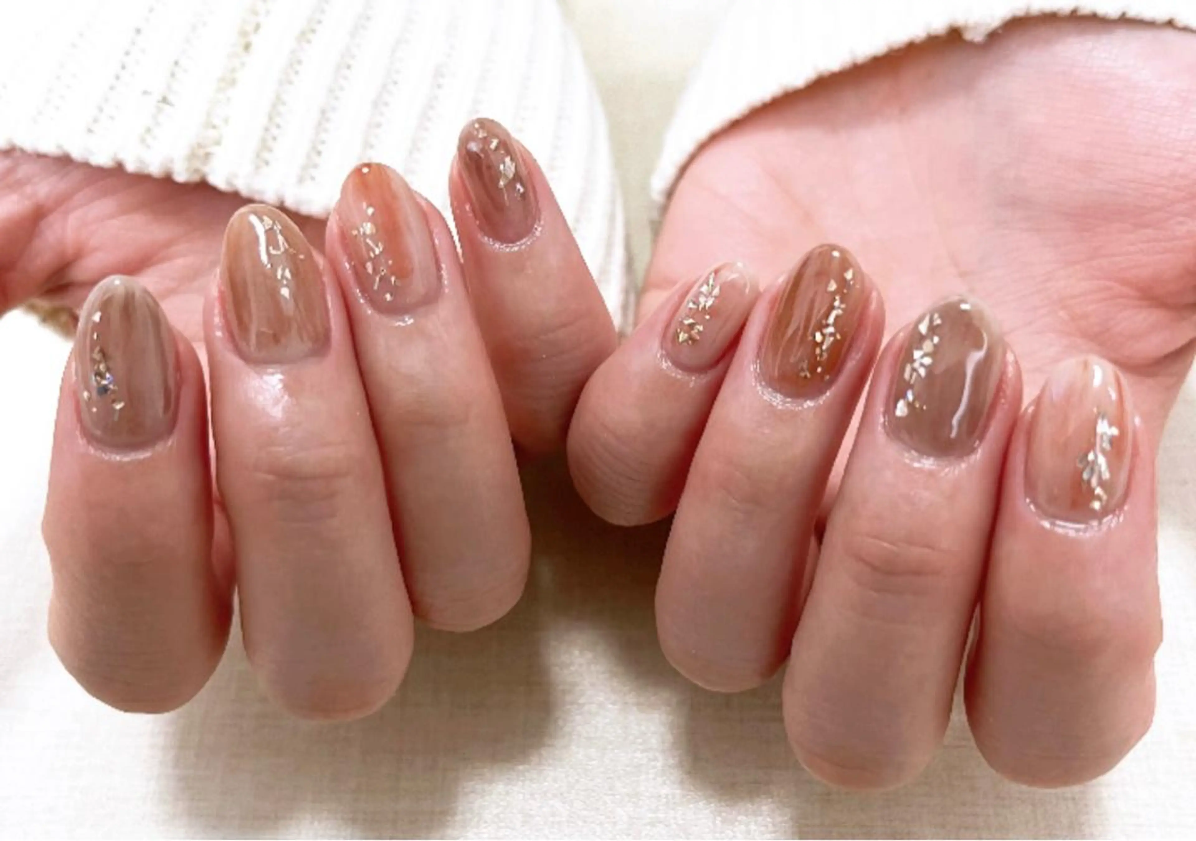 ネイル ニュアンスネイル ハンドネイル わたなべ さやかのネイルデザイン