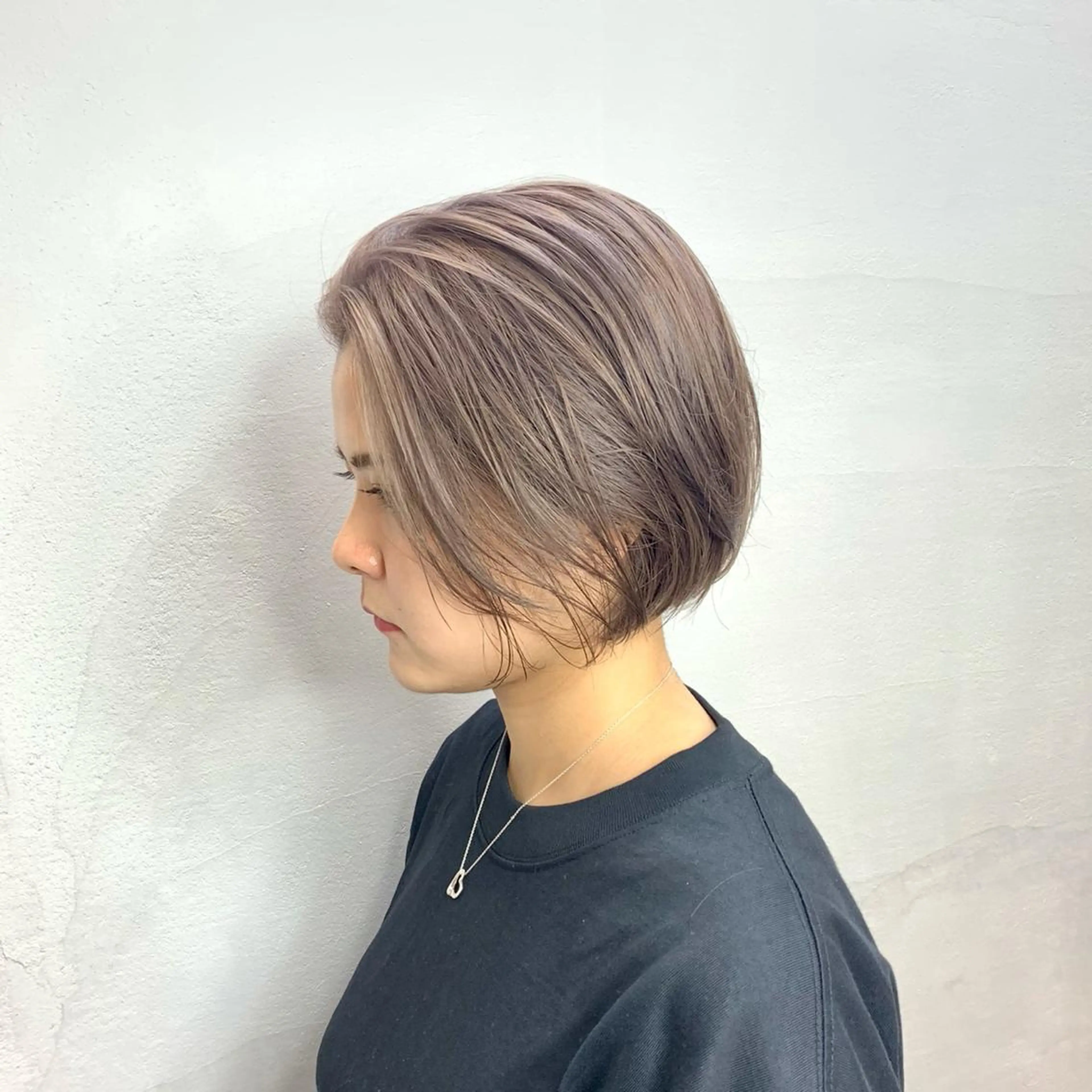 ショート カラー ヘアアレンジ Stir Maison 大宮所属・ryuma/ボブ /透明感カラーのヘアスタイル