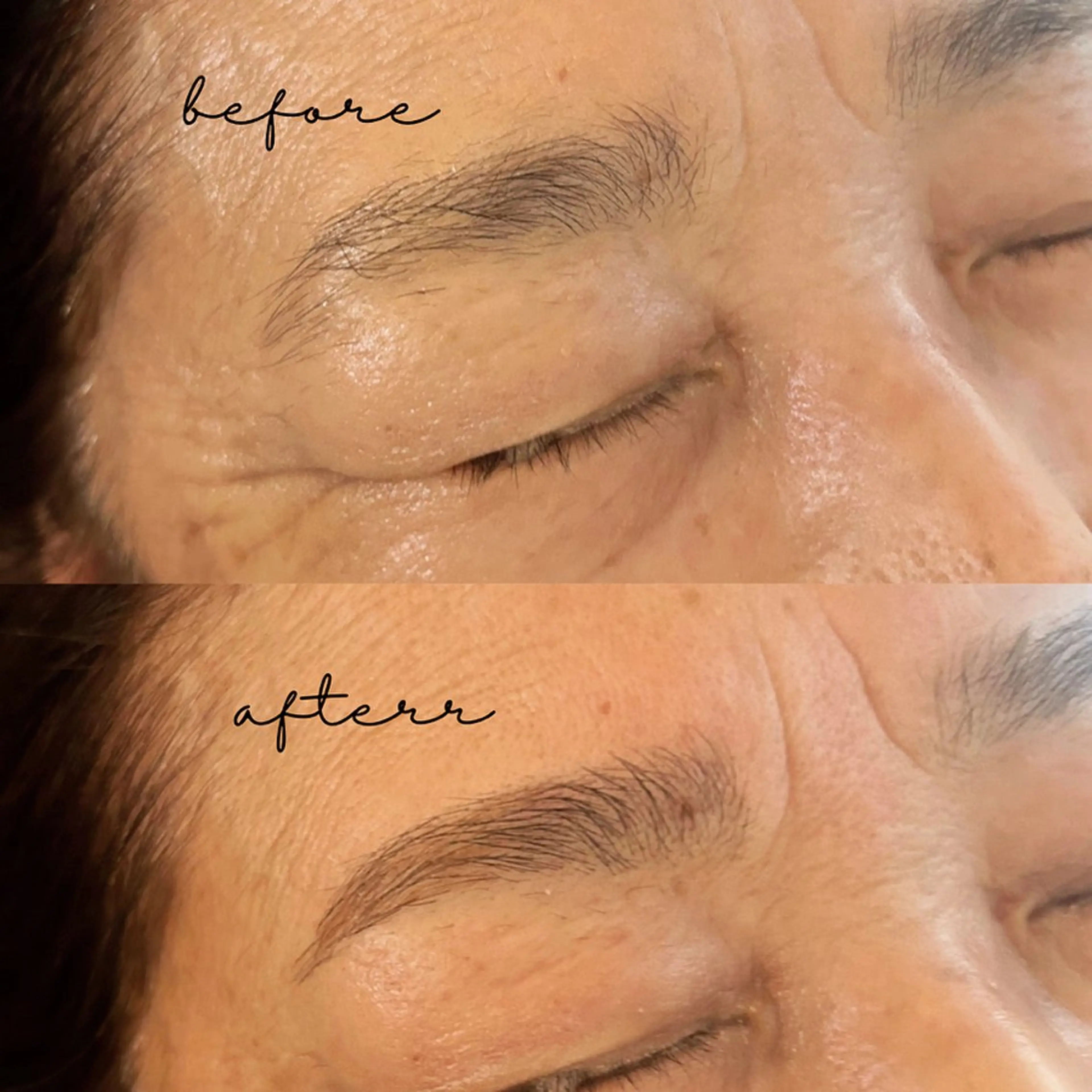 メンズ アイブロウ メンズパーマ ハリウッドブロウリフト メンズアイブロウ 眉毛ワックス脱毛 眉毛&フェイス WAX専門ハルヒラリの眉毛・アイブロウイメージ