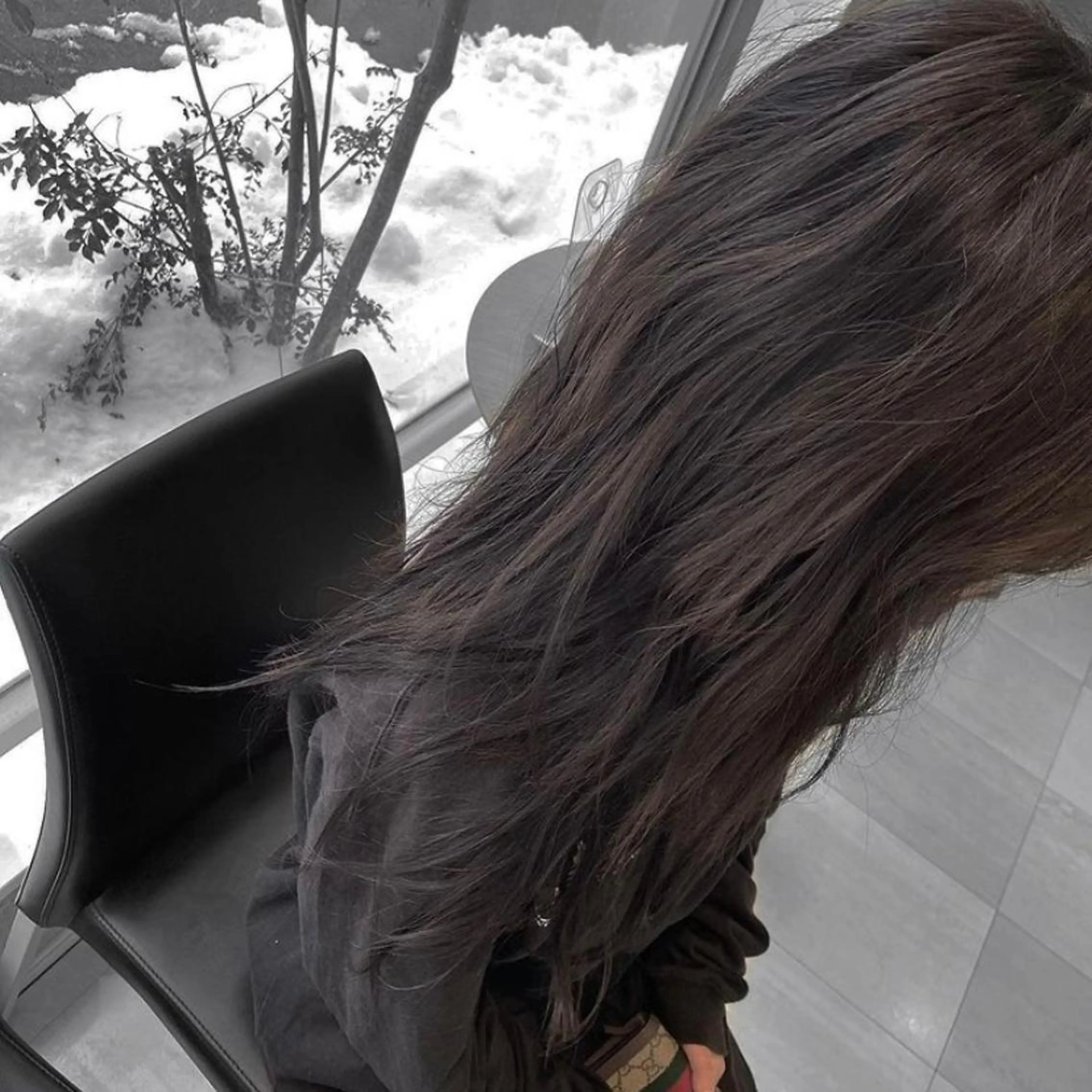 ロング 杉木 勝太のヘアスタイル