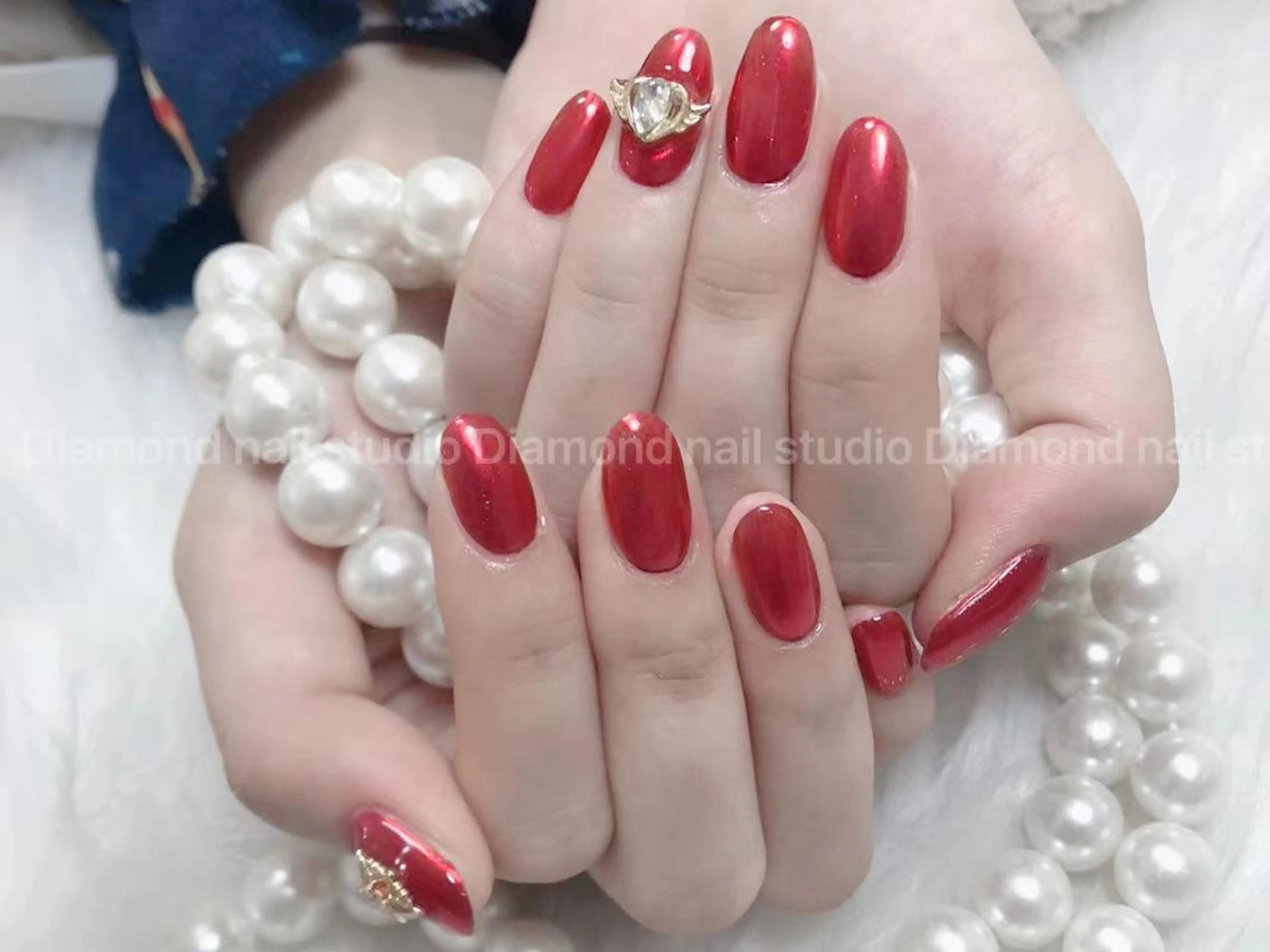 ロング ハンドネイル Diamond ✨のネイルデザイン