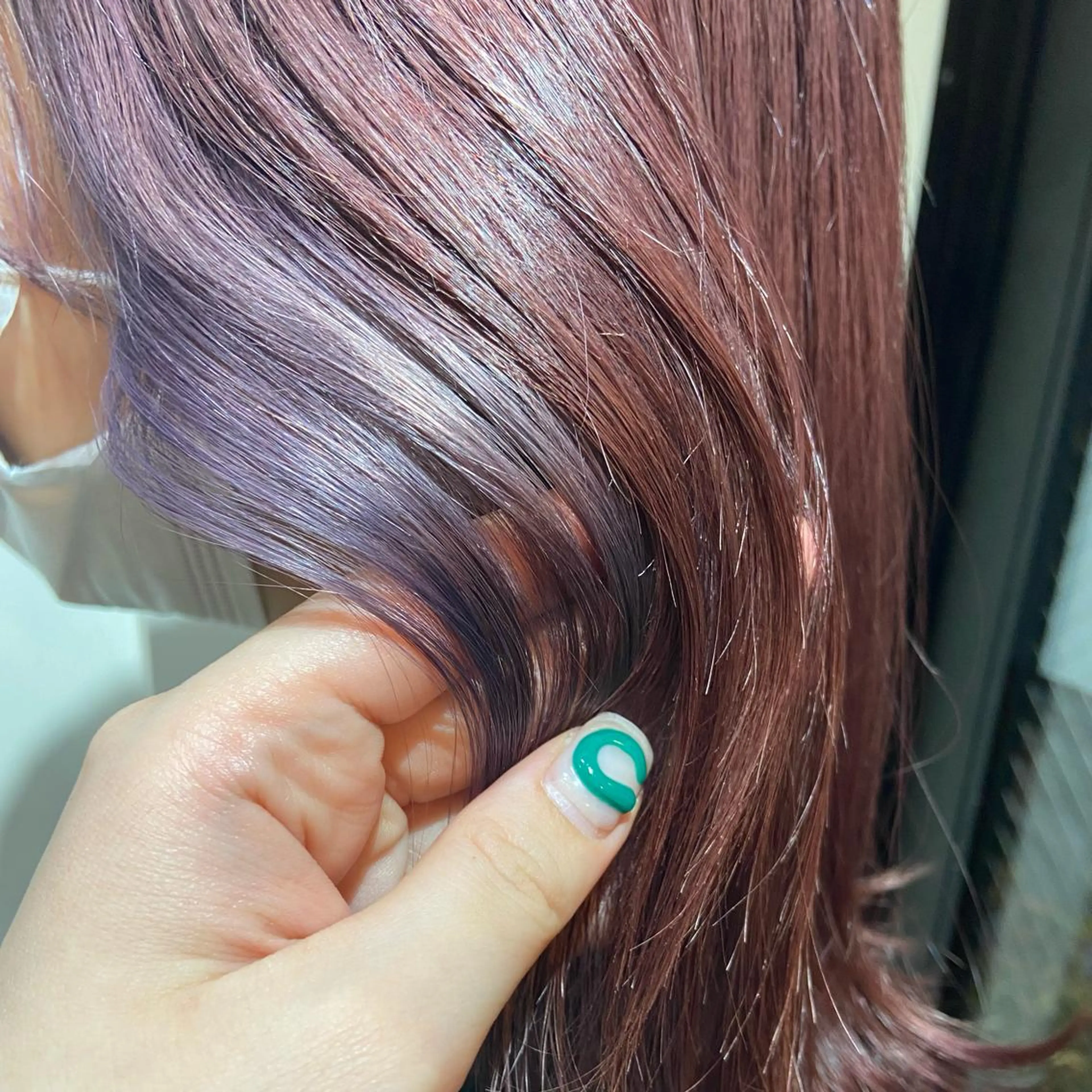 カラー Lamana所属・透明感カラー/ 加瀬たまものヘアスタイル