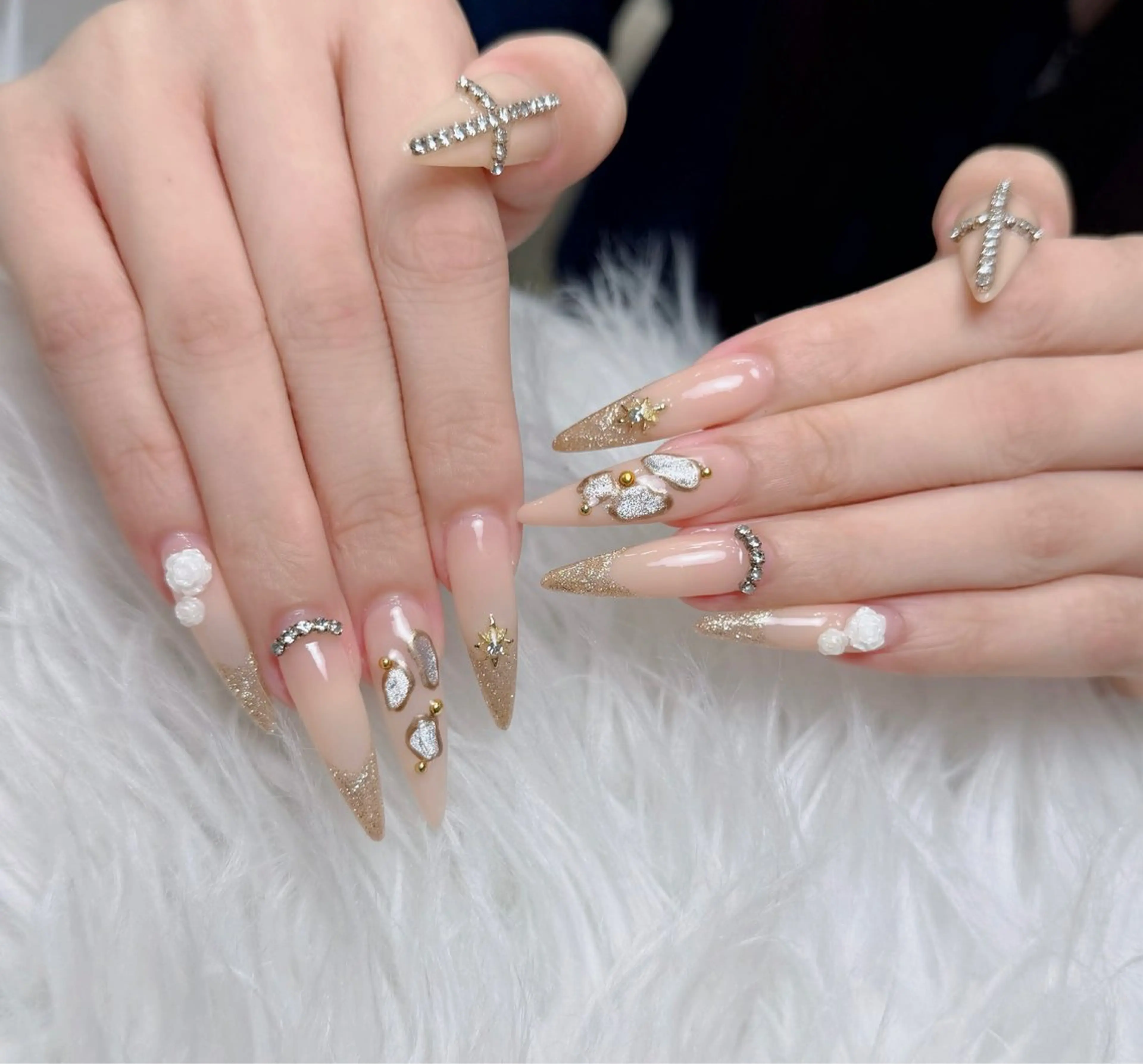 ネイル アートネイル 韓国ネイル 持ち込み ワンホンネイル ハンドネイル Lenie Nail Salonのネイルデザイン