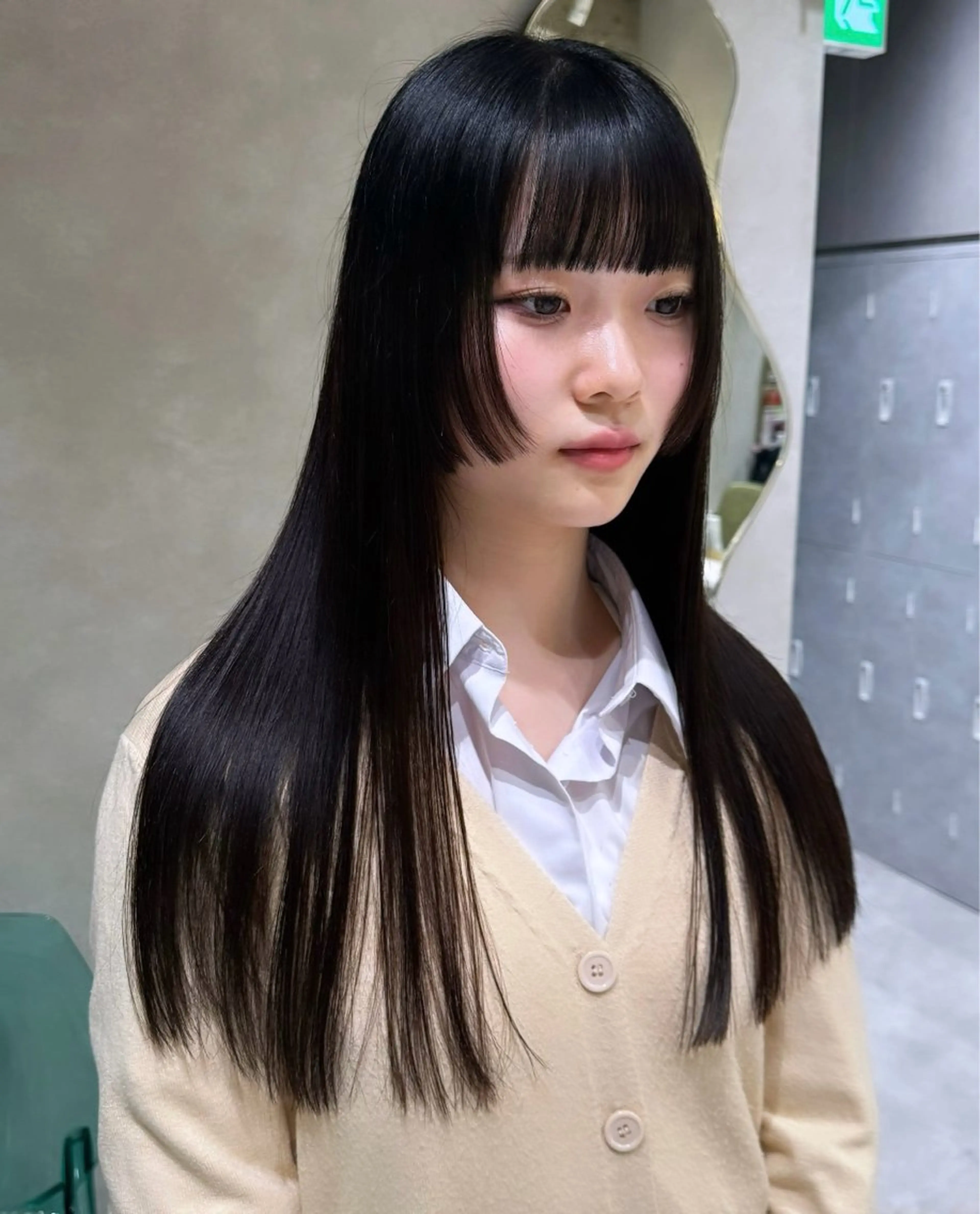 ロング カラー ワンカールで盛れる レイヤー🎀Macoのヘアスタイル