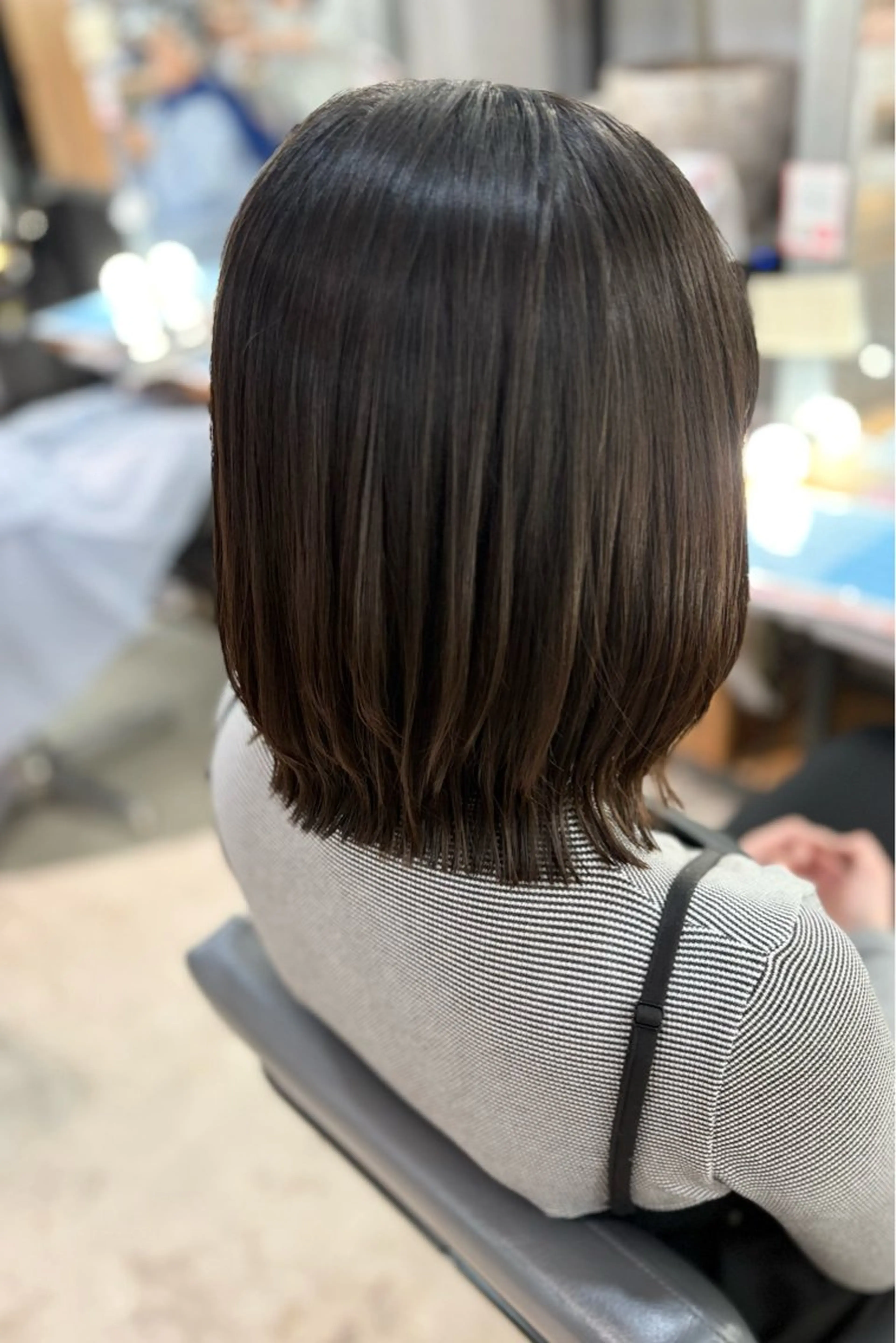 ミディアム カラー カット ヘアカラー 菊地 紗矢のヘアスタイル