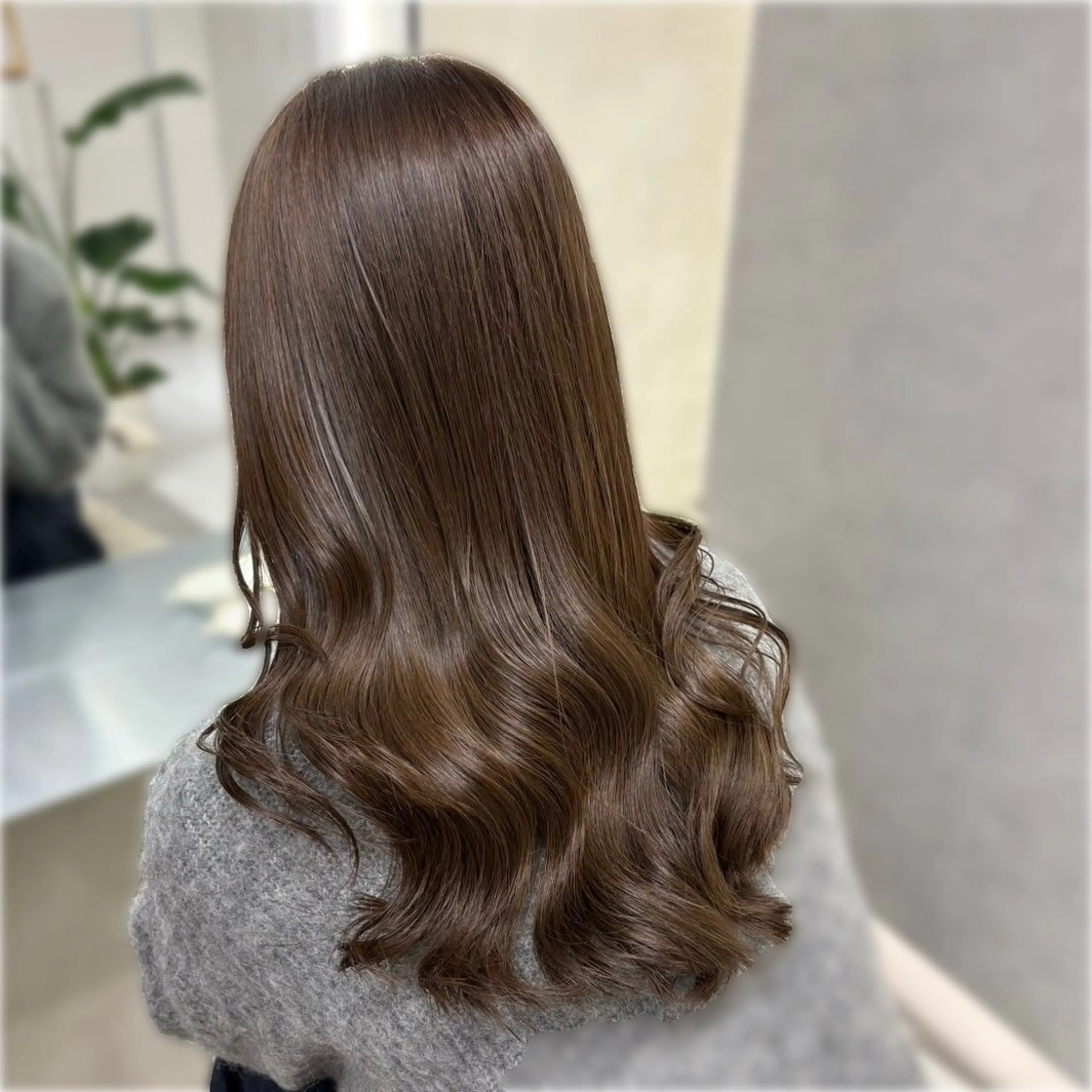 ミディアム カット 阿倍野/髪質改善 /縮毛矯正/坪田幸広のヘアスタイル