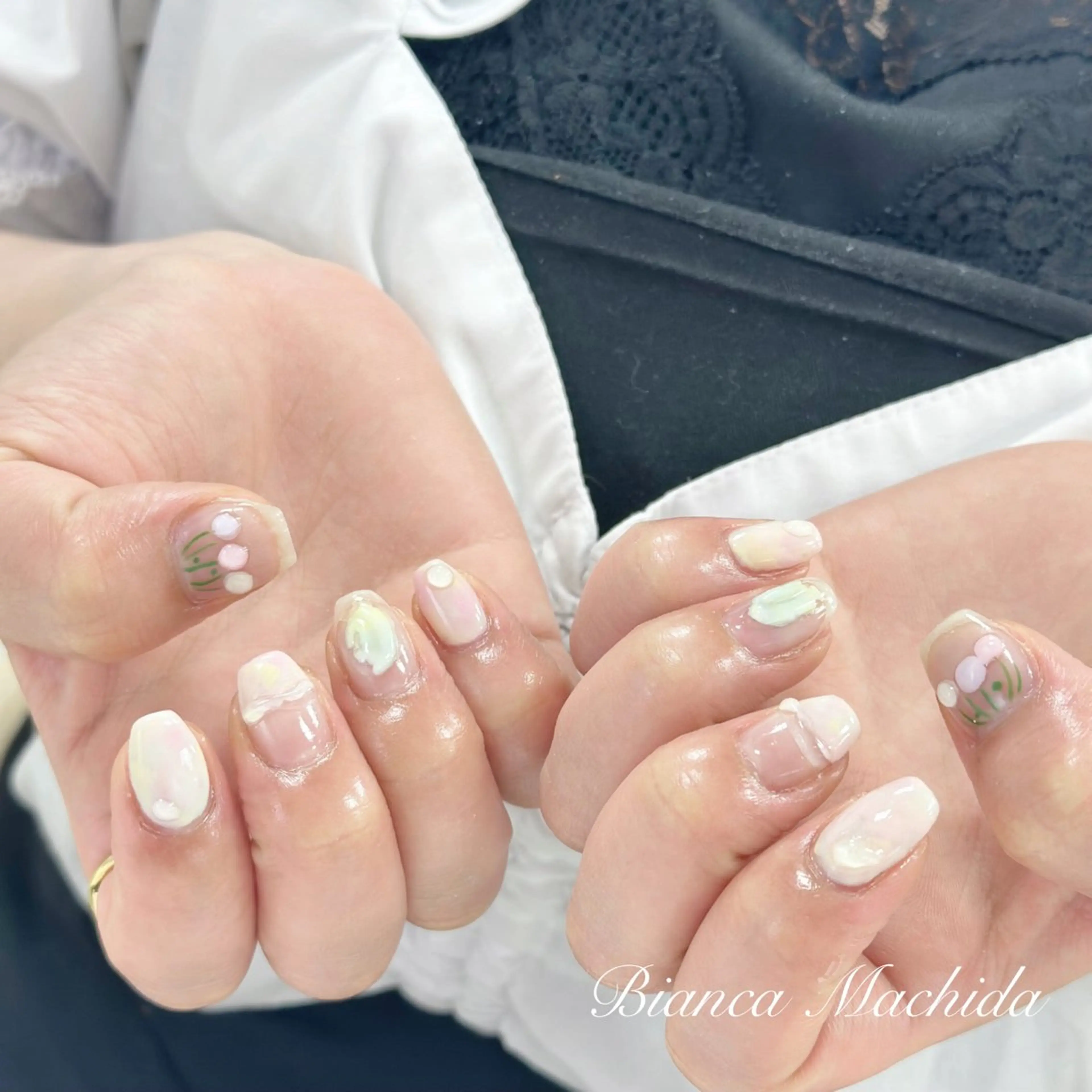 ネイル ハンドネイル Bianca👼🏻 OIKAWAのネイルデザイン