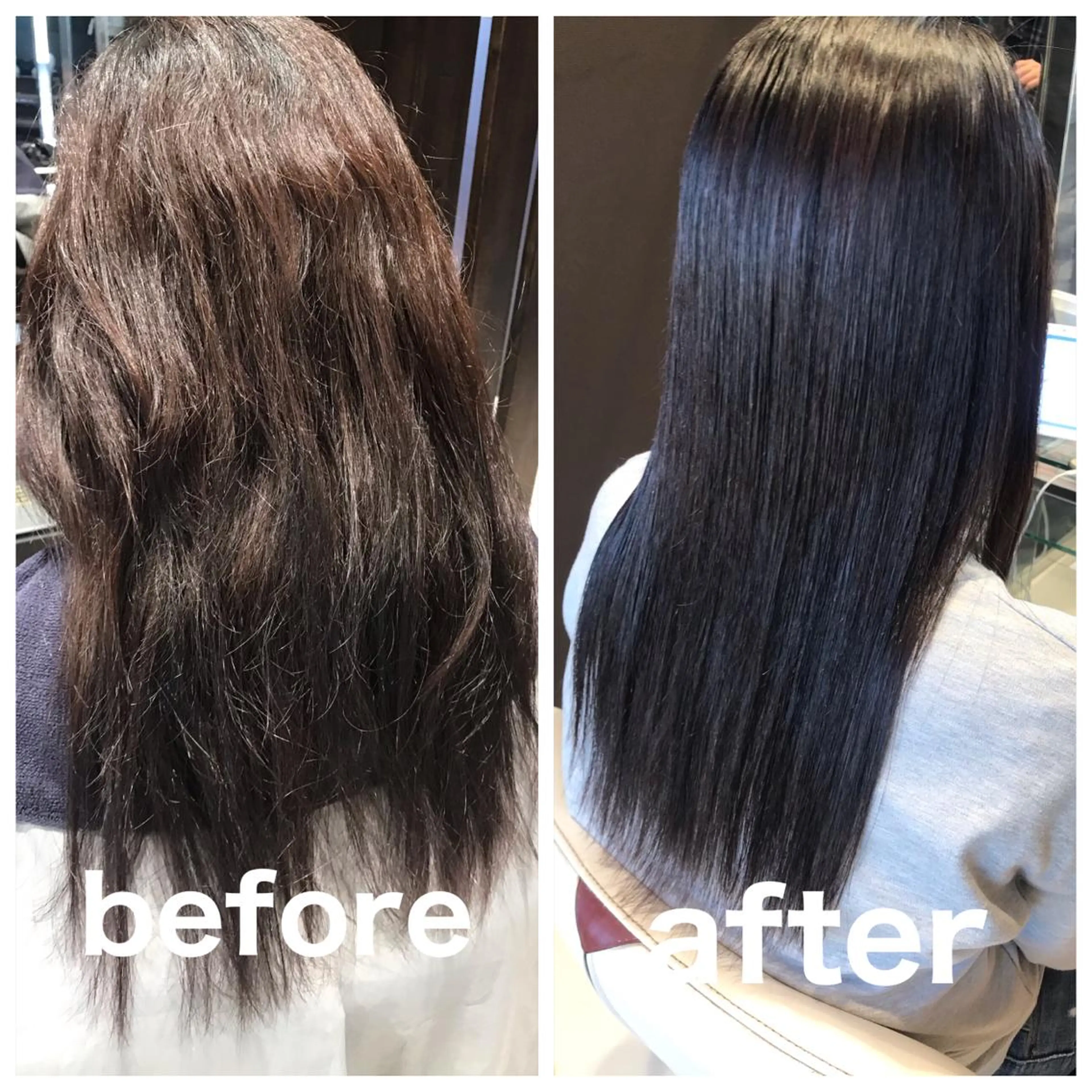 ロング 縮毛矯正 下條 真のヘアスタイル