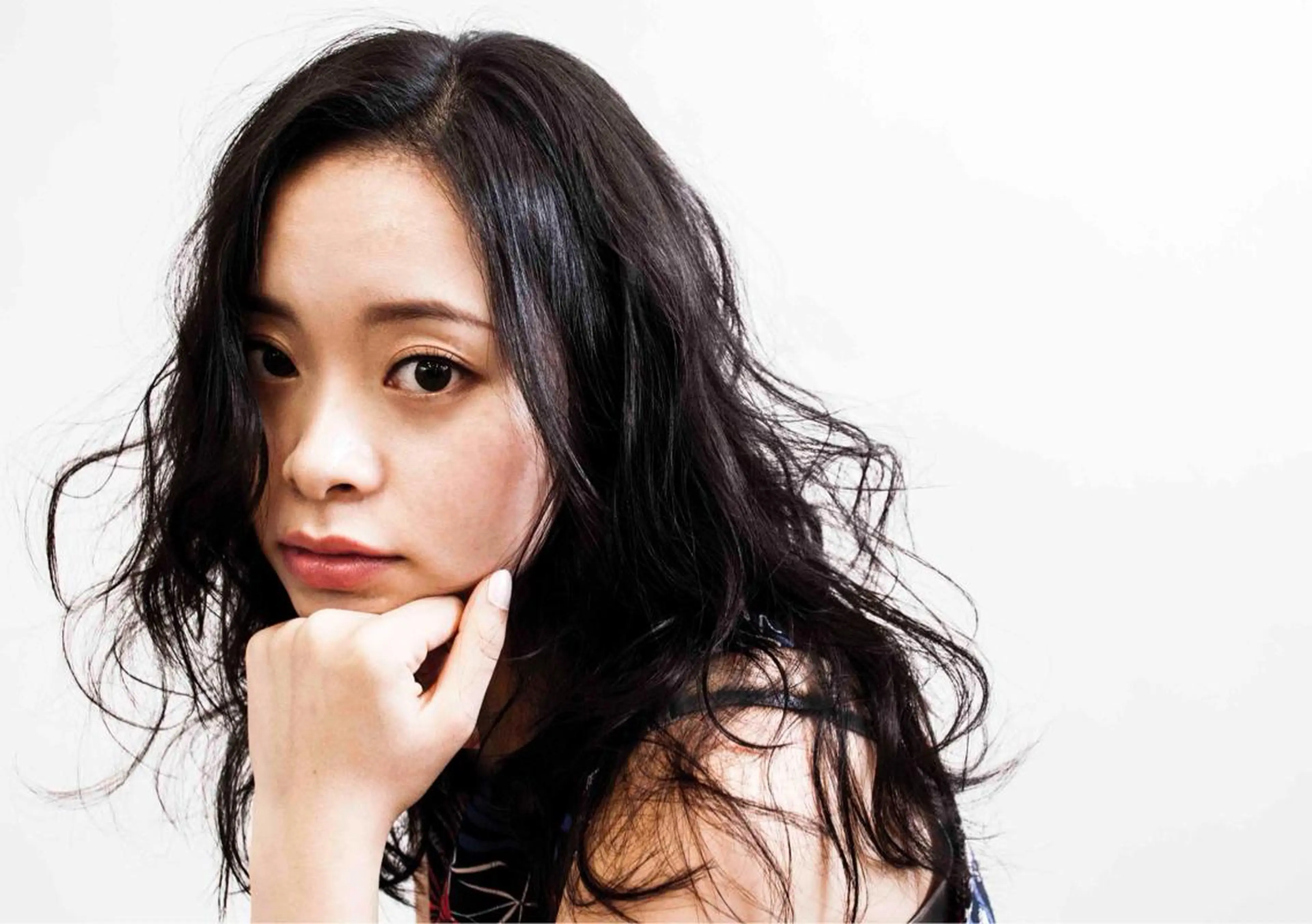 セミロング カラー パーマ セミロングパーマ アッシュ ダークアッシュ カット ヘアカラー トリートメント アドミラルYoshi oのヘアスタイル