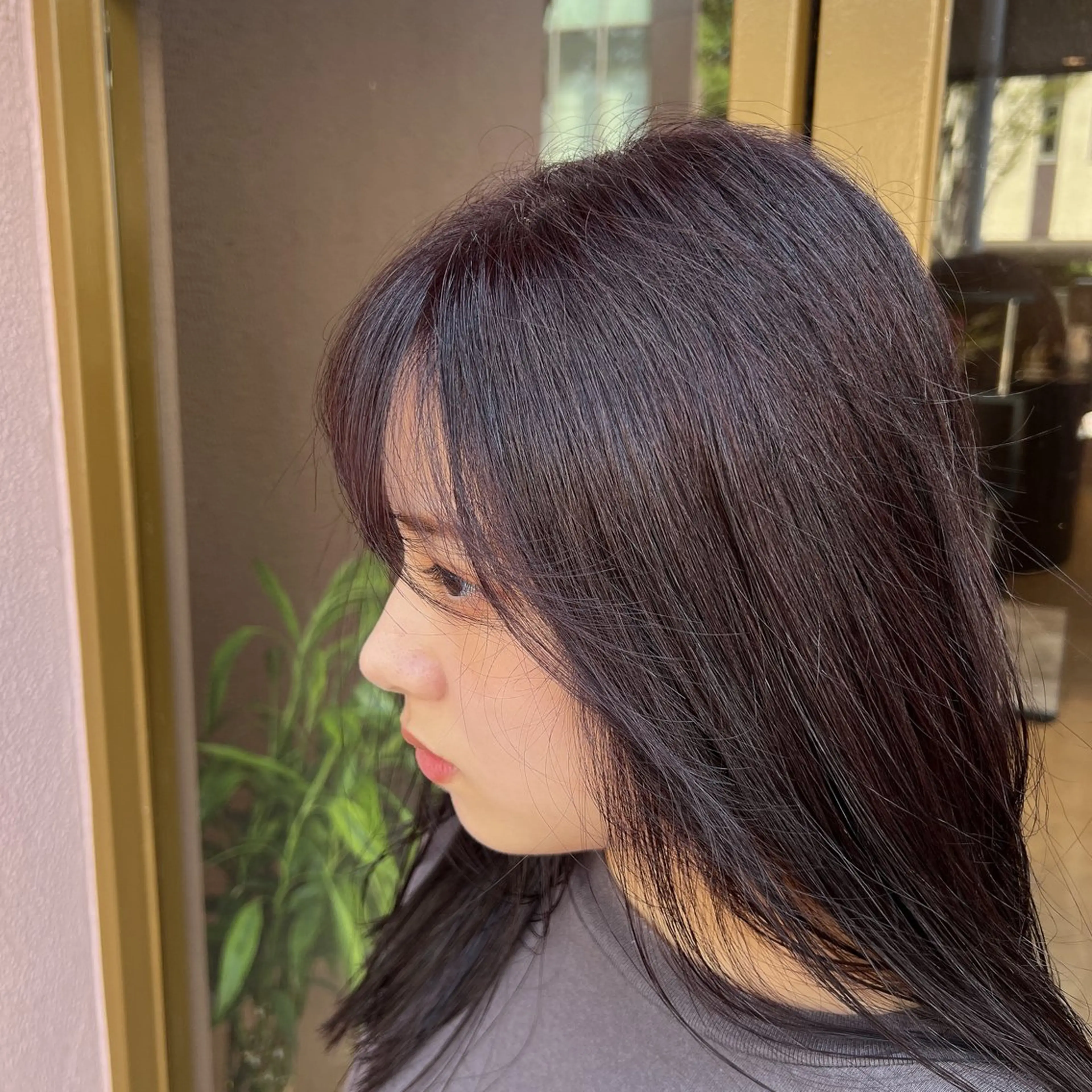 セミロング カラー ブラウンカラー レッドカラー レッドブラウン keita💫暖色系 💫ハイトーン💫のヘアスタイル