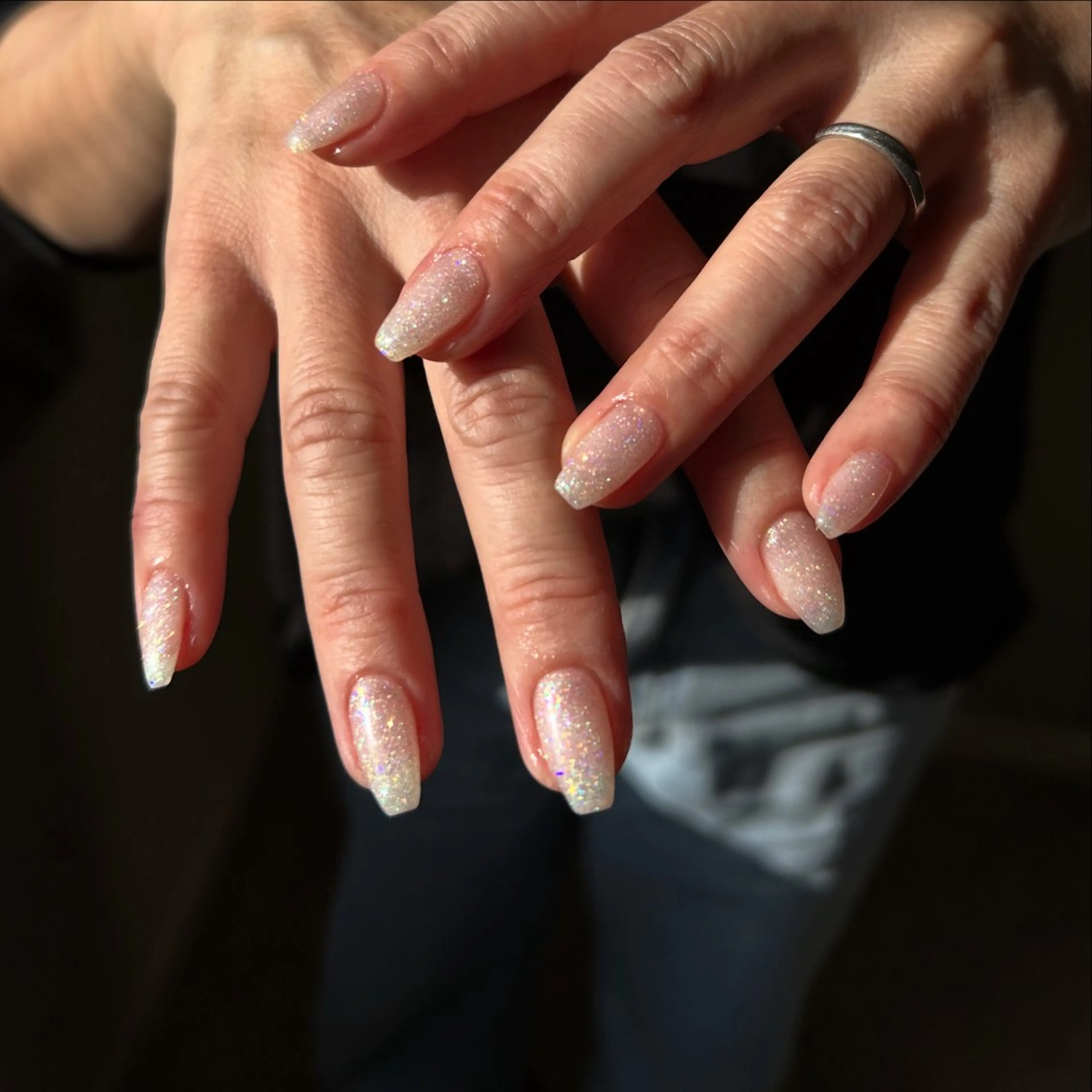 ネイル ラメ(グリッター) ワンカラーネイル 山本 彩加のネイルデザイン