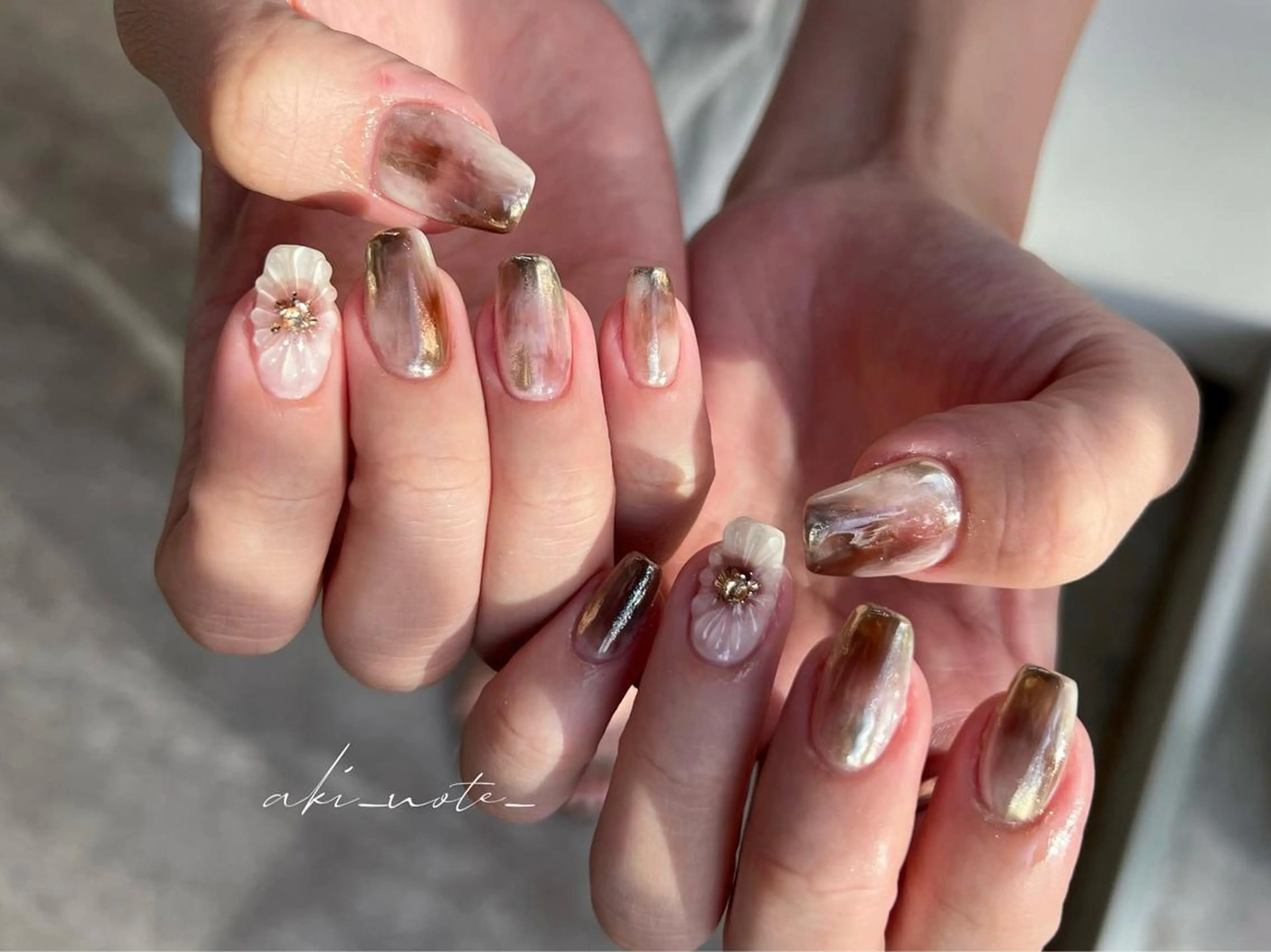 ネイル ハンドネイル フットネイル GRANDE大須 栄/店長 aki🌙のネイルデザイン