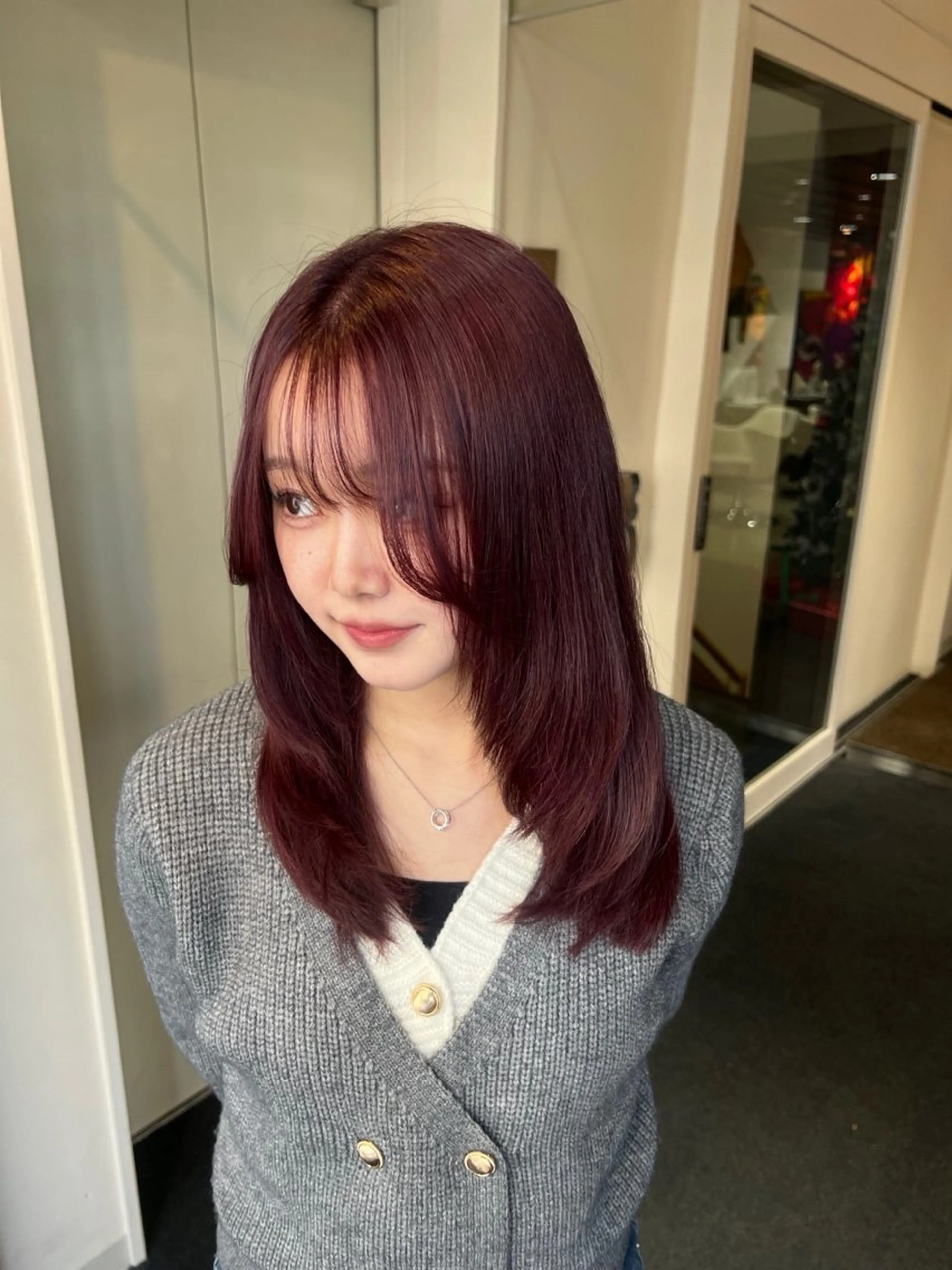 ロング カラー ブリーチ ブリーチなしカラー ピンクカラー ピンクパープル パープルカラー ヘアカラー トリートメント 💎ブリーチ特化💎 byW_SALONのヘアスタイル