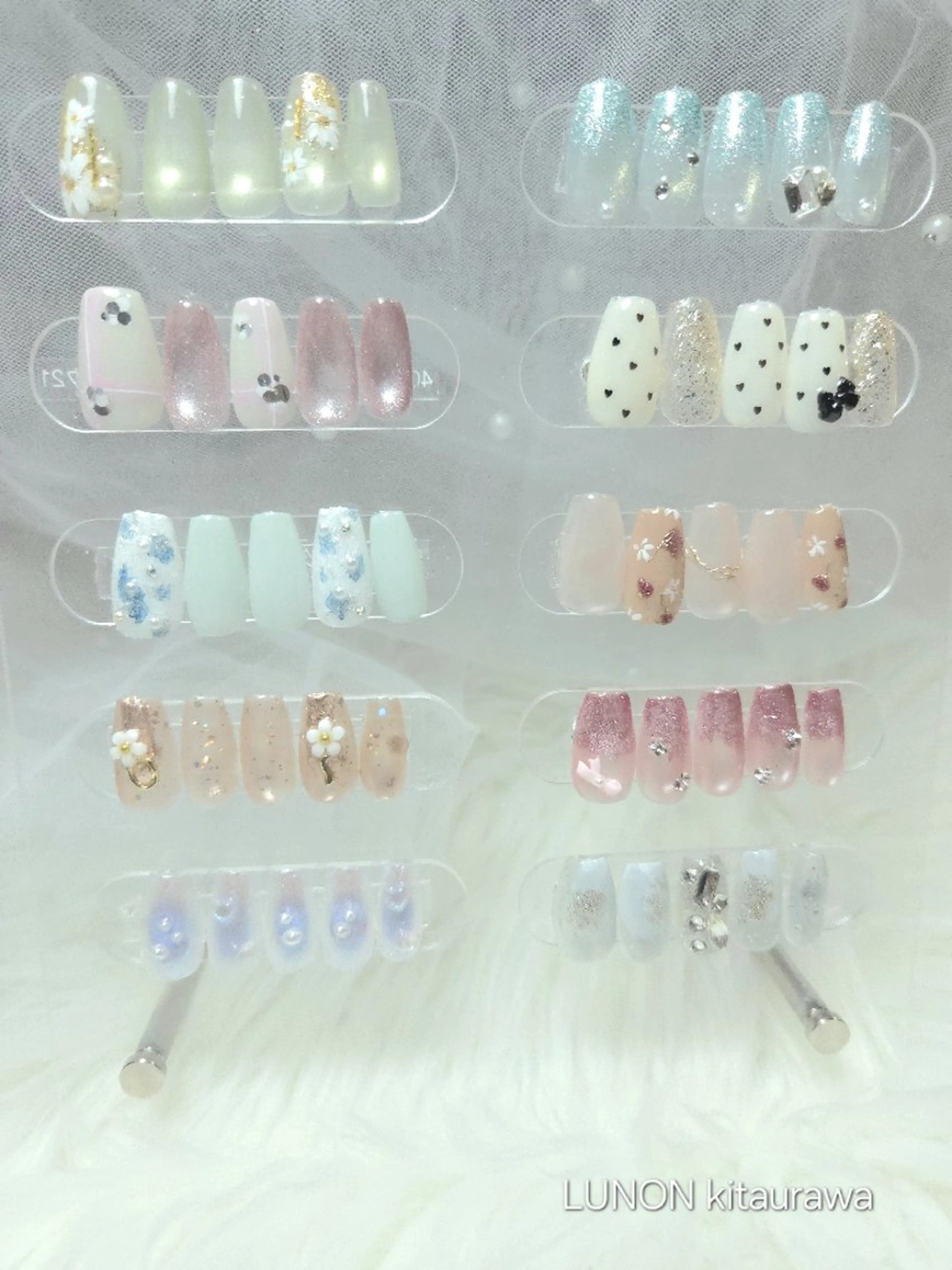 ネイル ニュアンスネイル ワンホンネイル ハンドネイル LUNON北浦和店 ルノンキタウラワテンのネイルデザイン