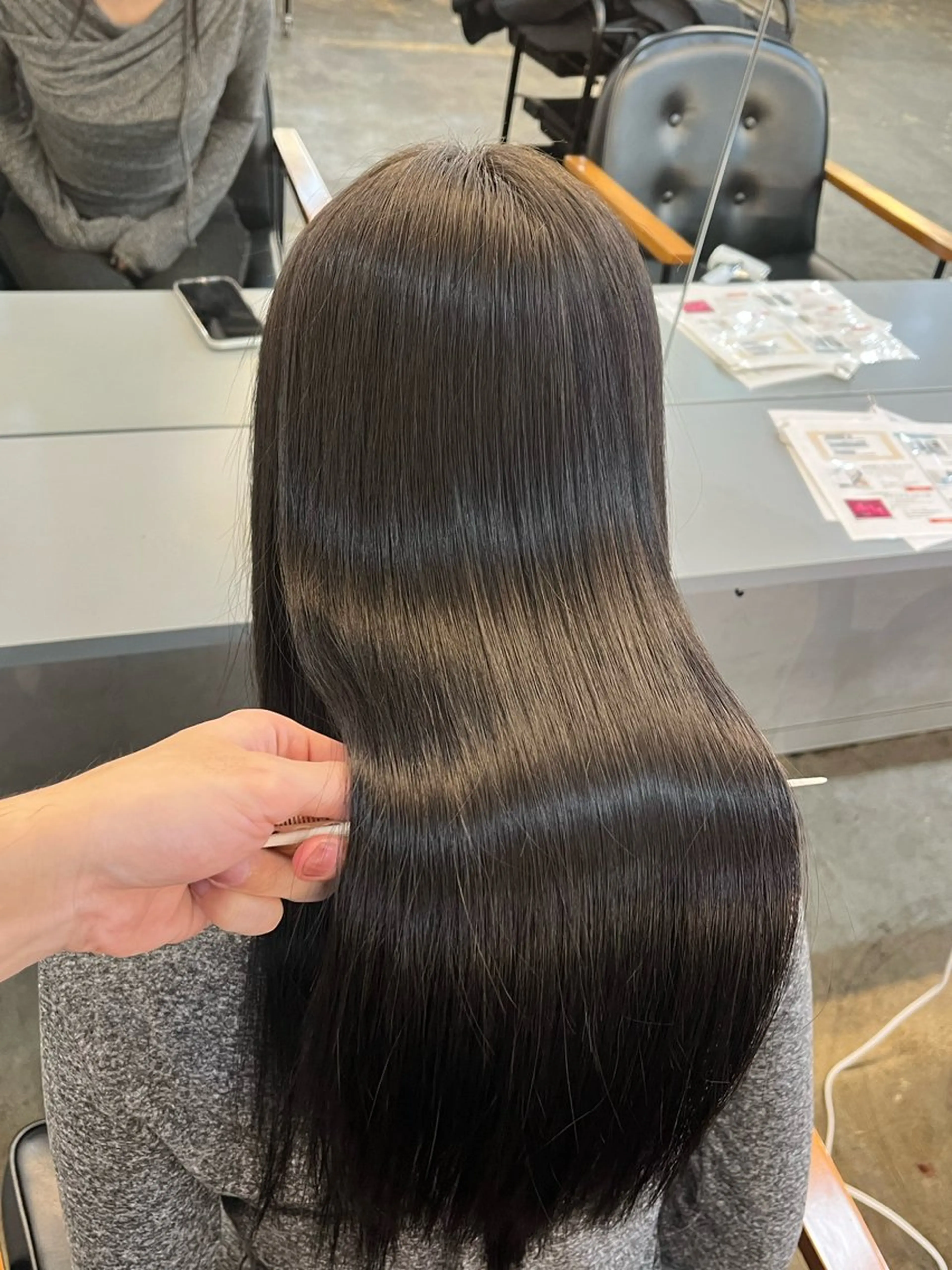 ロング 縮毛矯正 トリートメント 髪質改善/縮毛矯正/ TAISHIのヘアスタイル