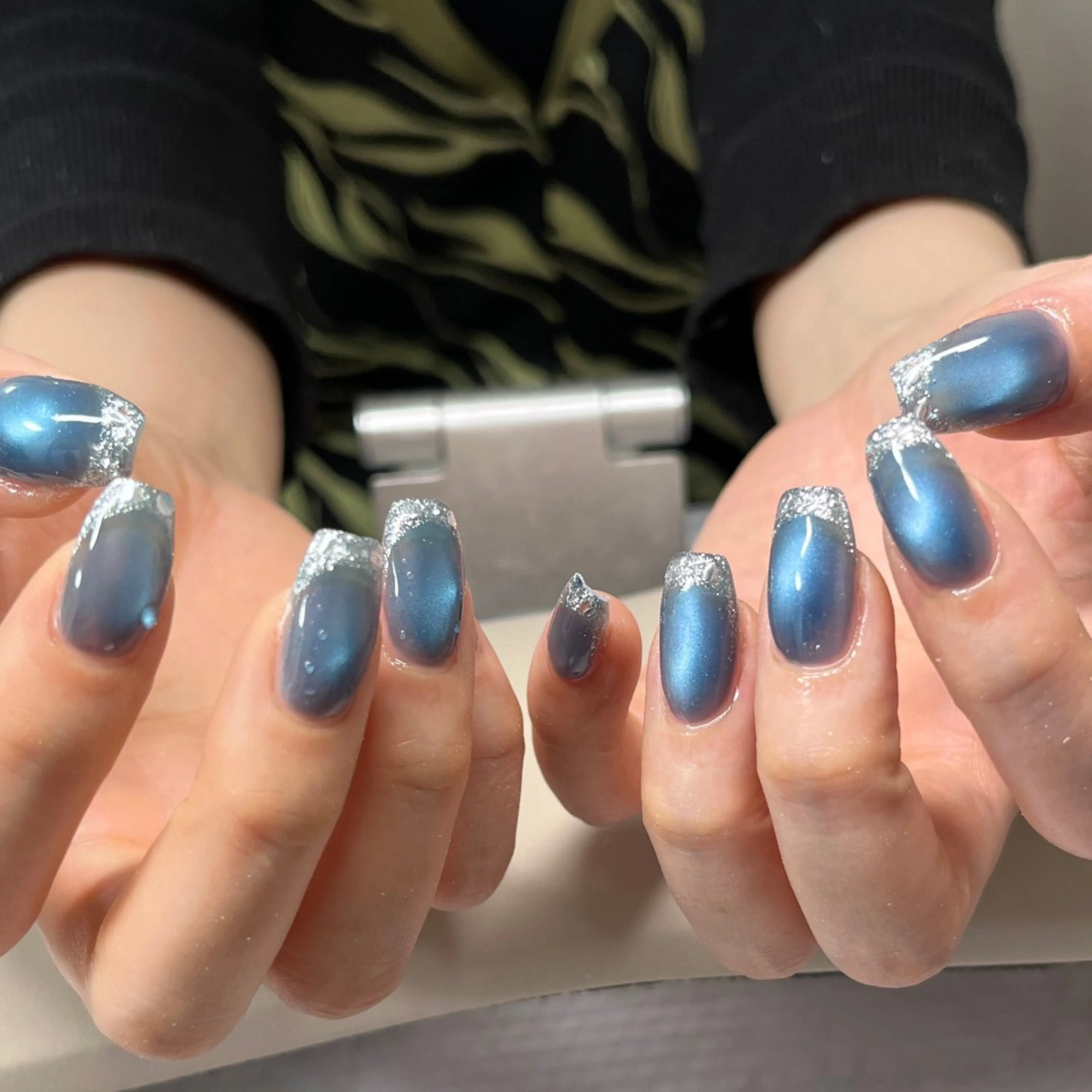 ネイル アートネイル ジェルネイル 韓国ネイル 持ち込み スカルプネイル ハンドネイル はなネイル所属・R_nail xixiのネイルデザイン