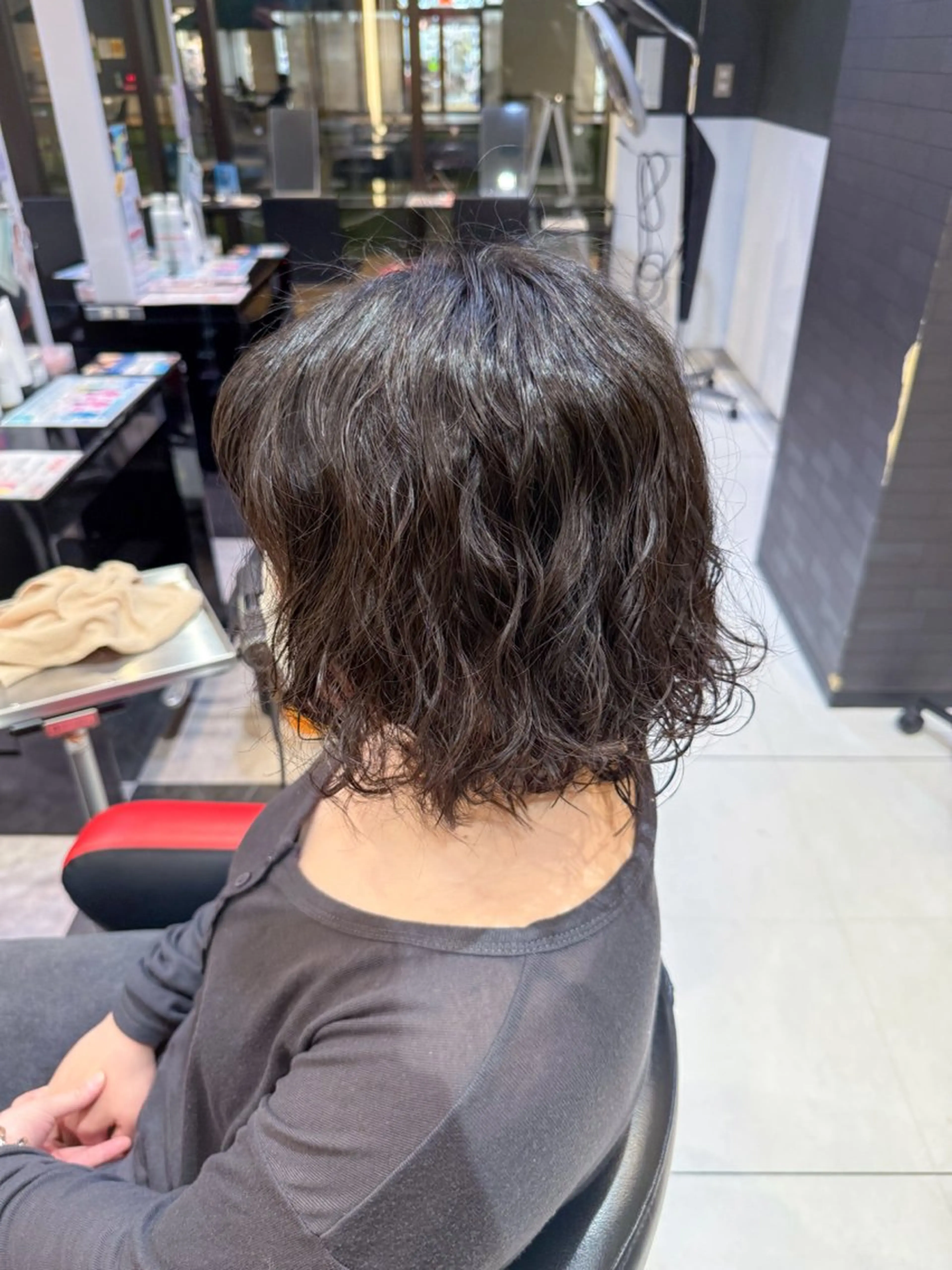 ショート パーマ スパイラルパーマ カット パーマ トリートメント レディースモデル募集 無料/田中海斗のヘアスタイル