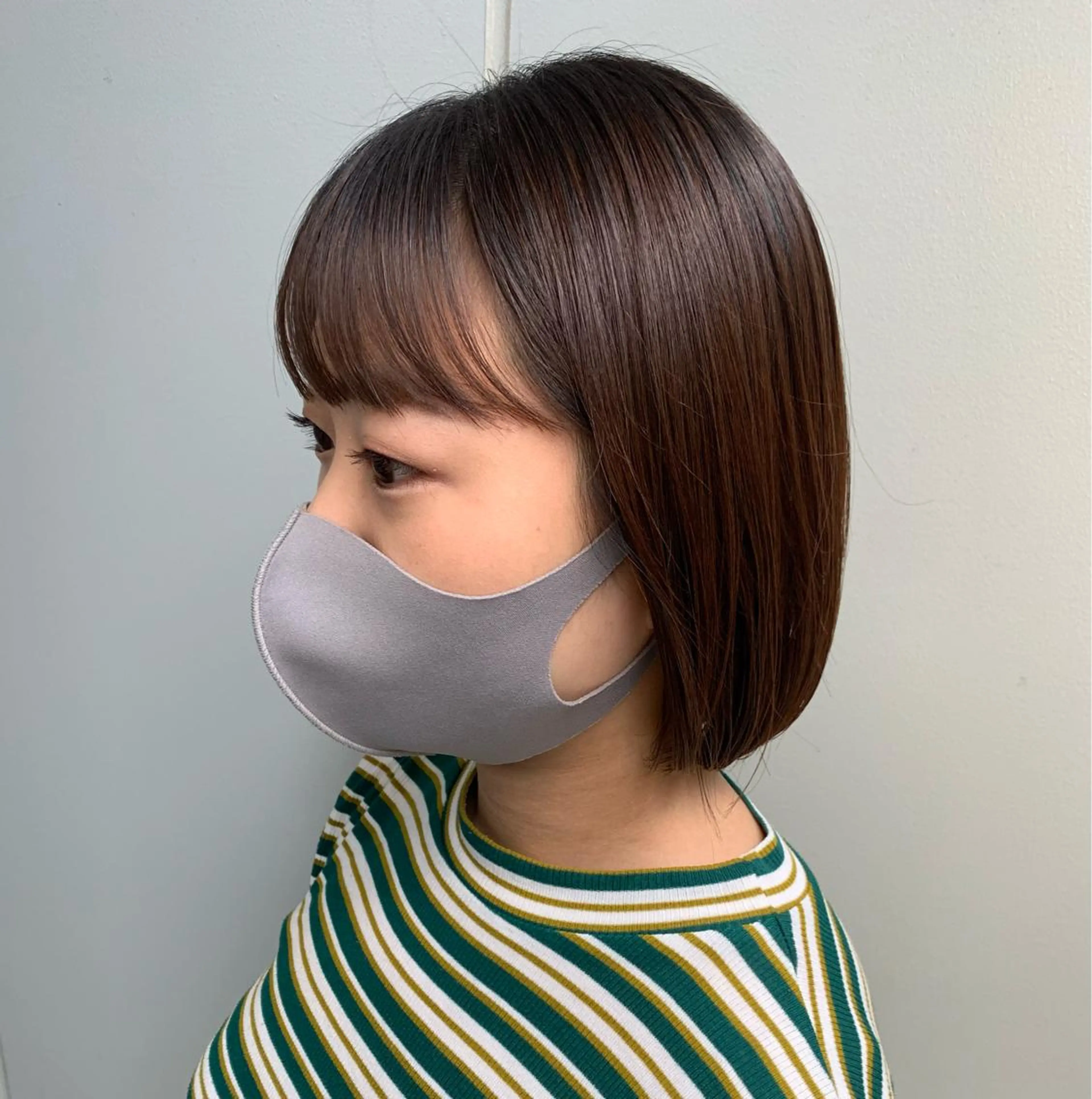 ミディアム カラー パーマ トリートメント ストレートパーマ ainico.所属・明治神宮前 NANAMIのヘアスタイル