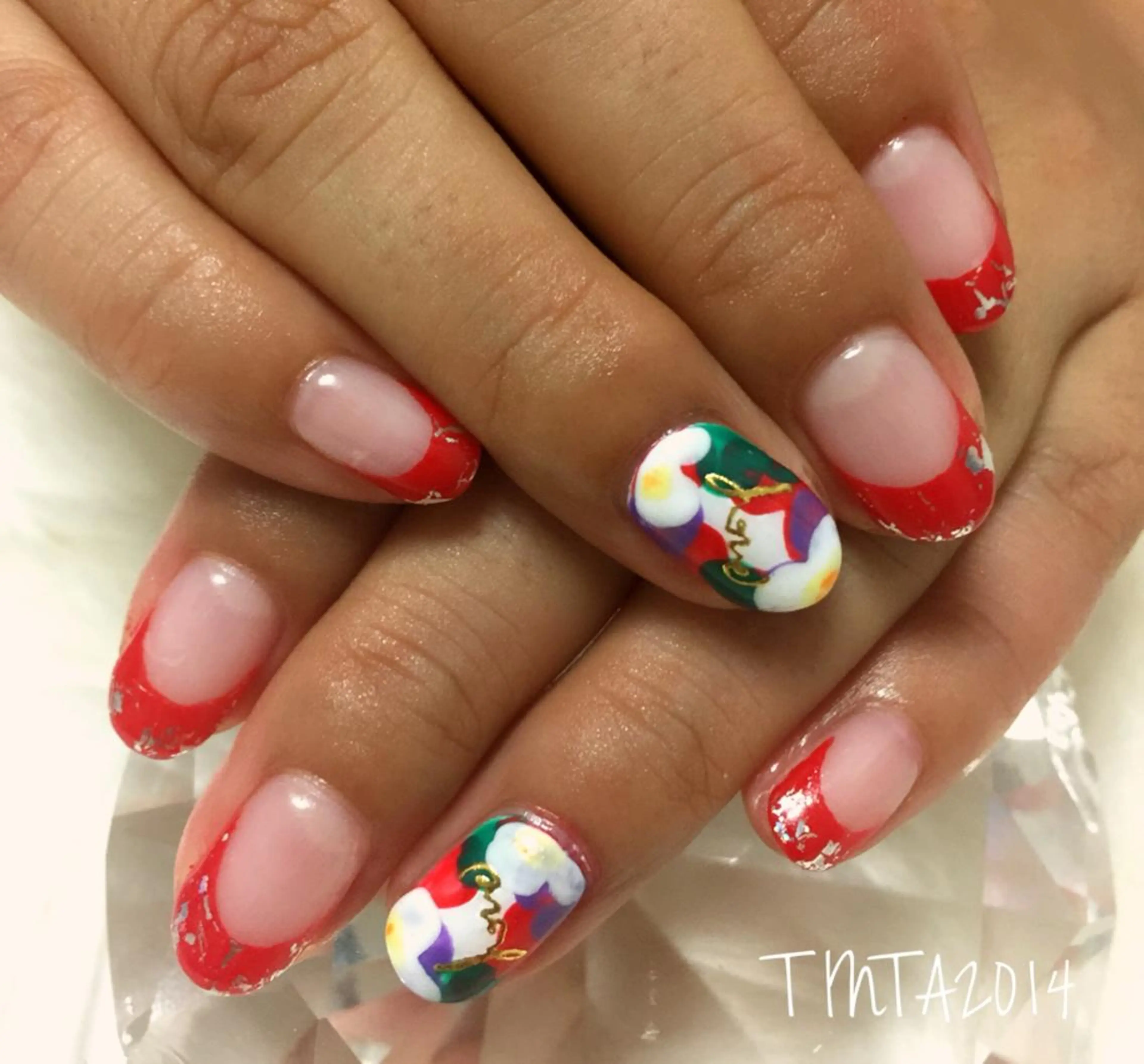 ネイル フラワーネイル ネイルサロン ティンタ所属・馬場 典子のネイルデザイン