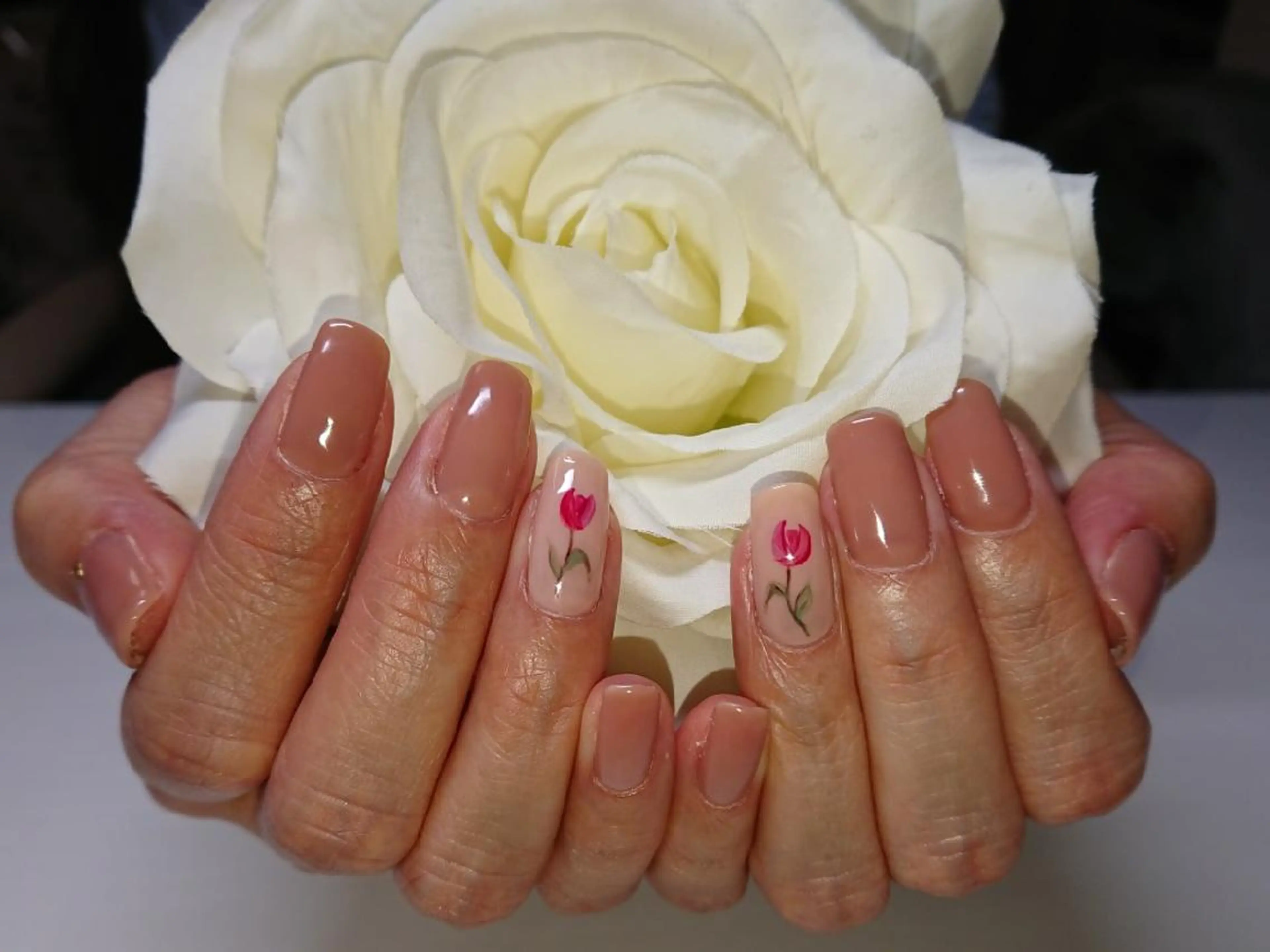 セミロング ネイル nail salon Blancのネイルデザイン