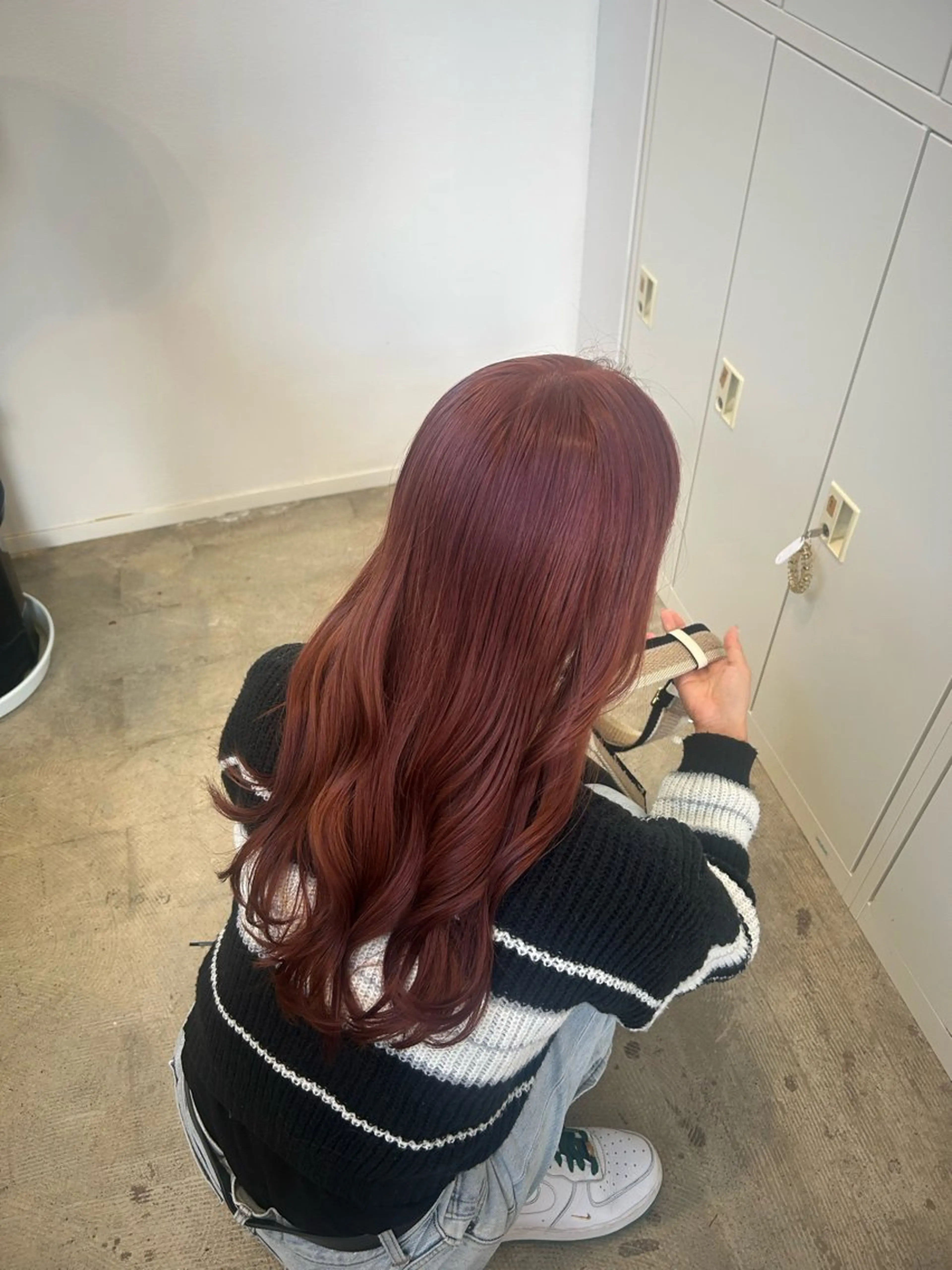 ロング éclat hairs beau group所属・西田 颯花のヘアスタイル