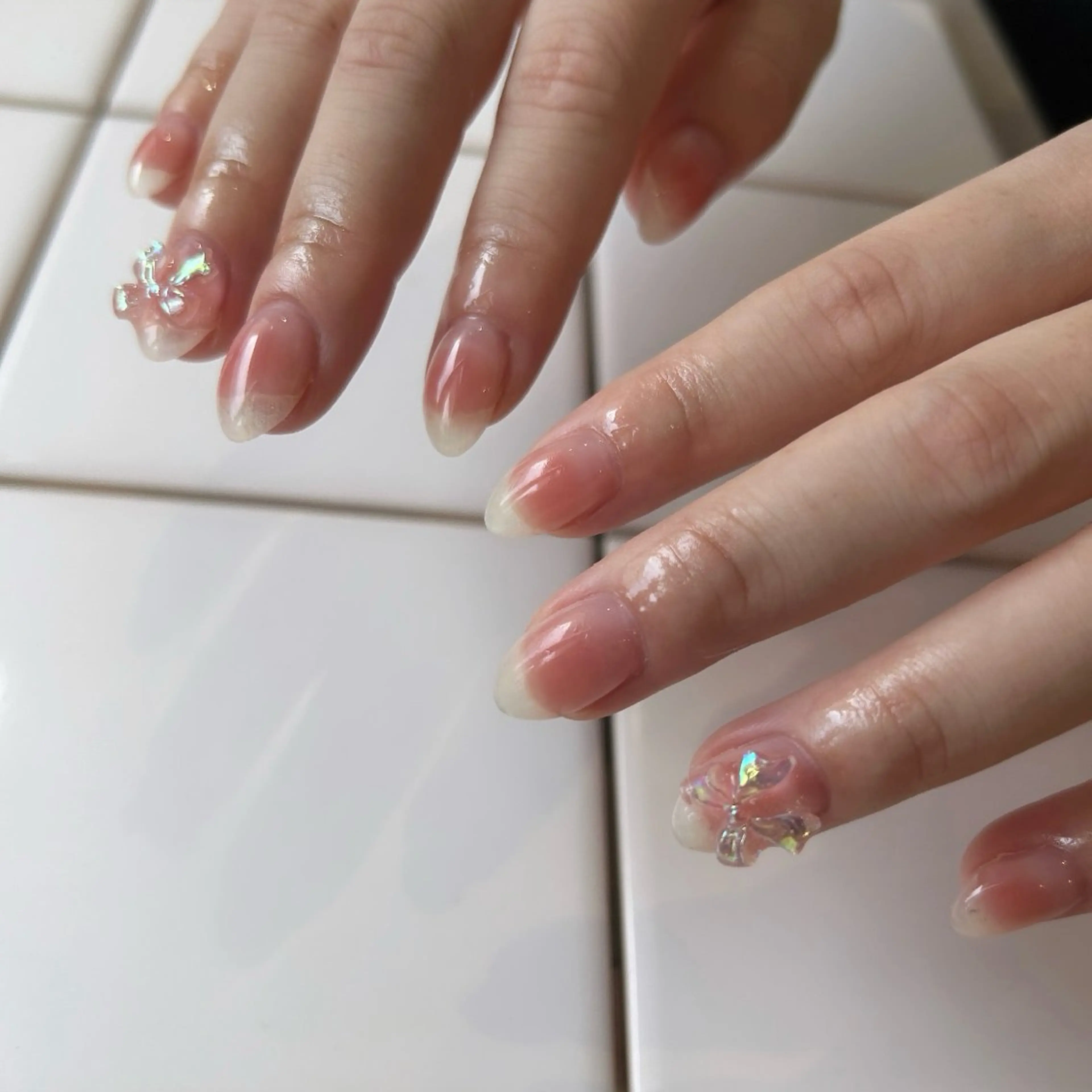 cheek nail 🎨の写真