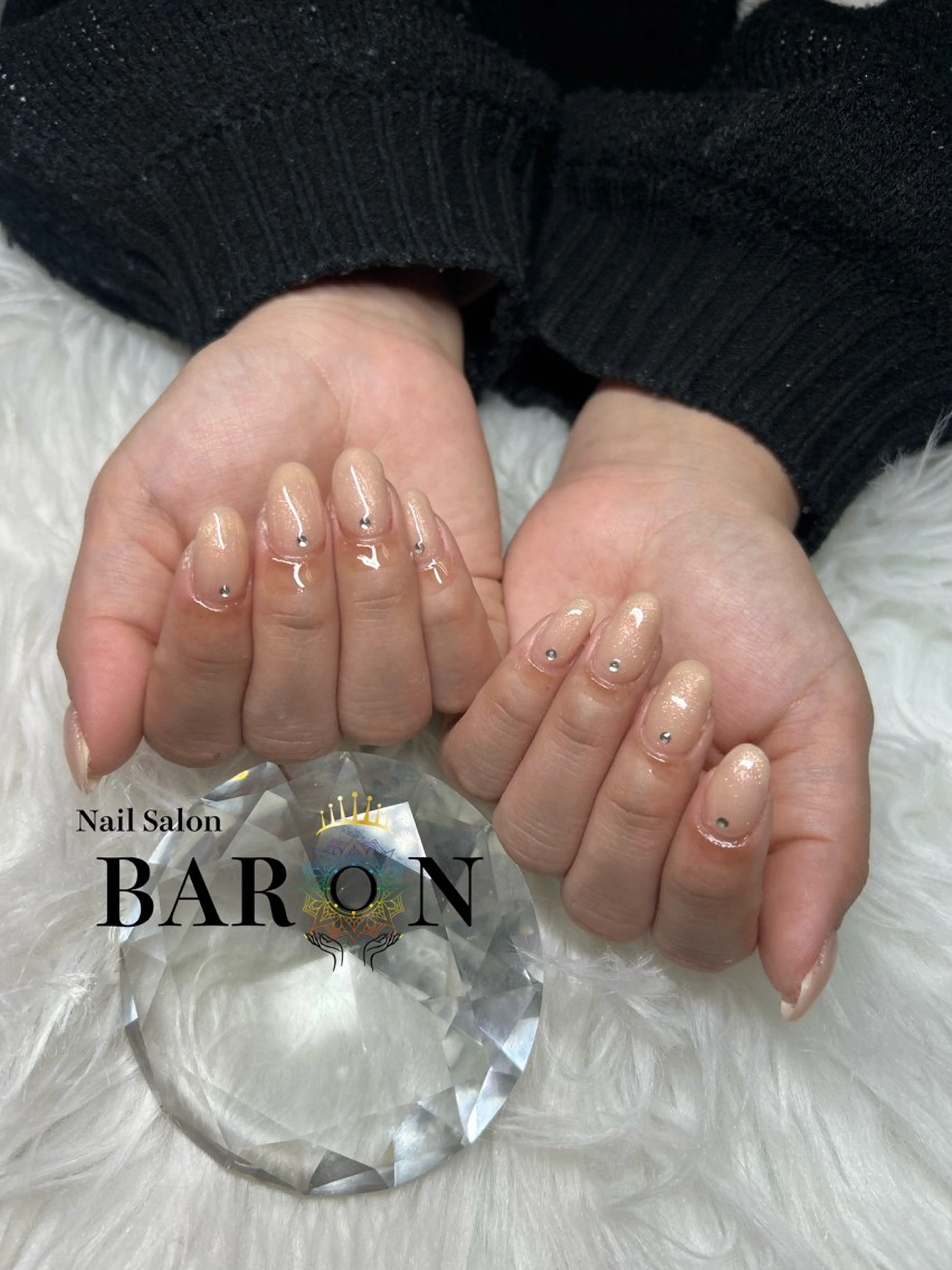 ネイル ワンカラーネイル シンプルネイル BARON AIMIのネイルデザイン