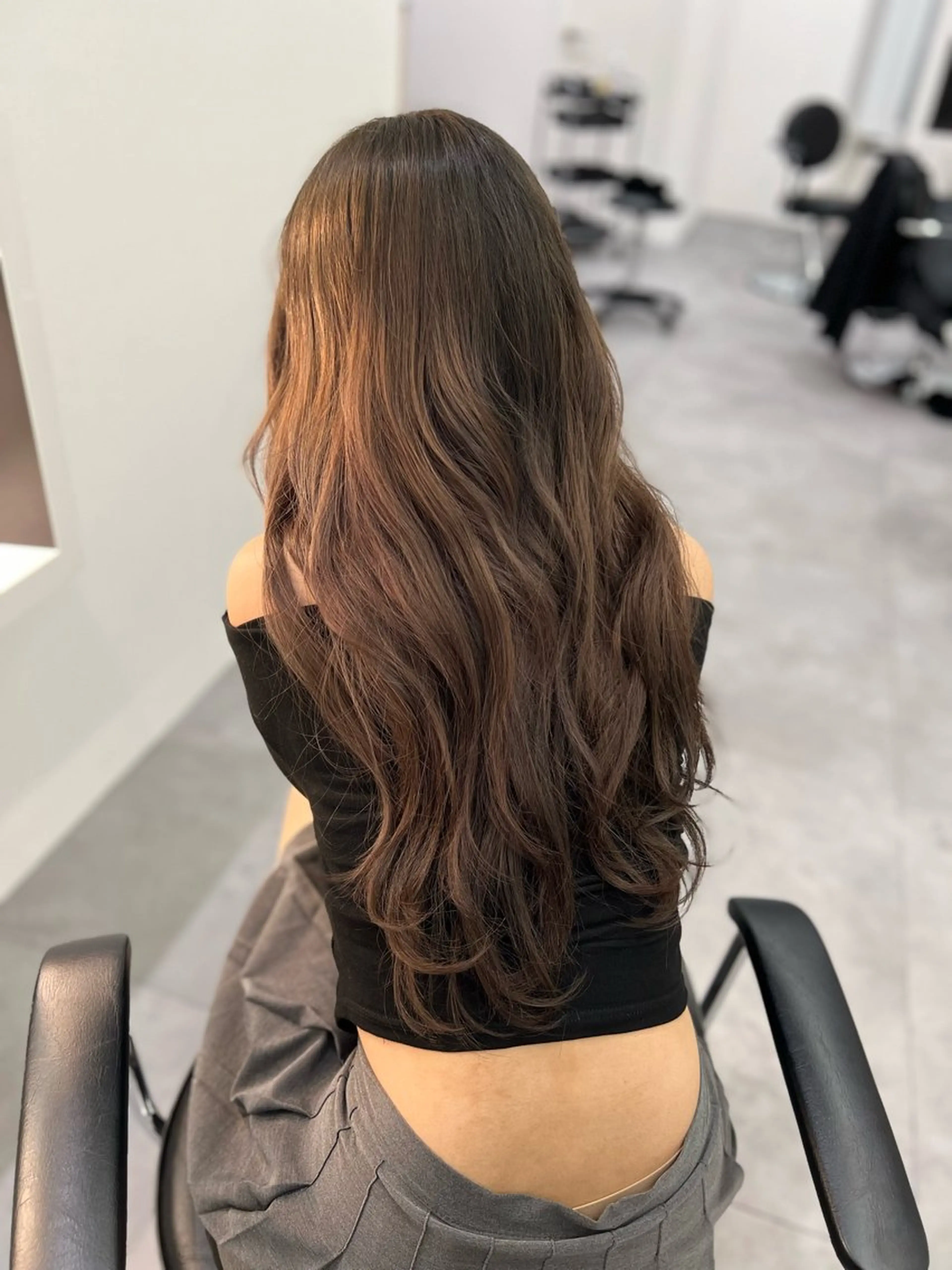 ロング しゅういち/赤み消し カラー特化のヘアスタイル