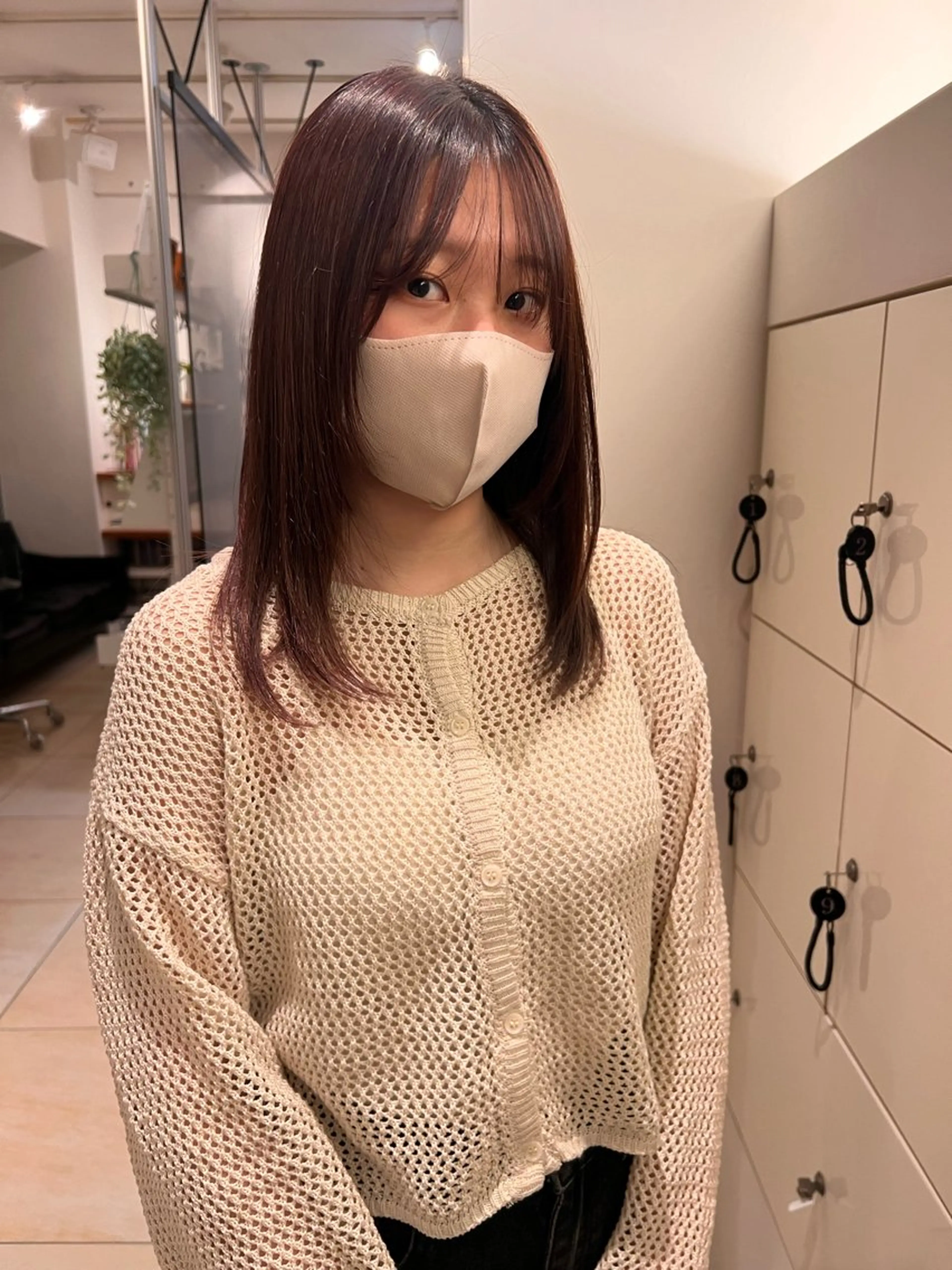 セミロング カラー リリカ🐈‍⬛ブリー チカラー/上永谷のヘアスタイル