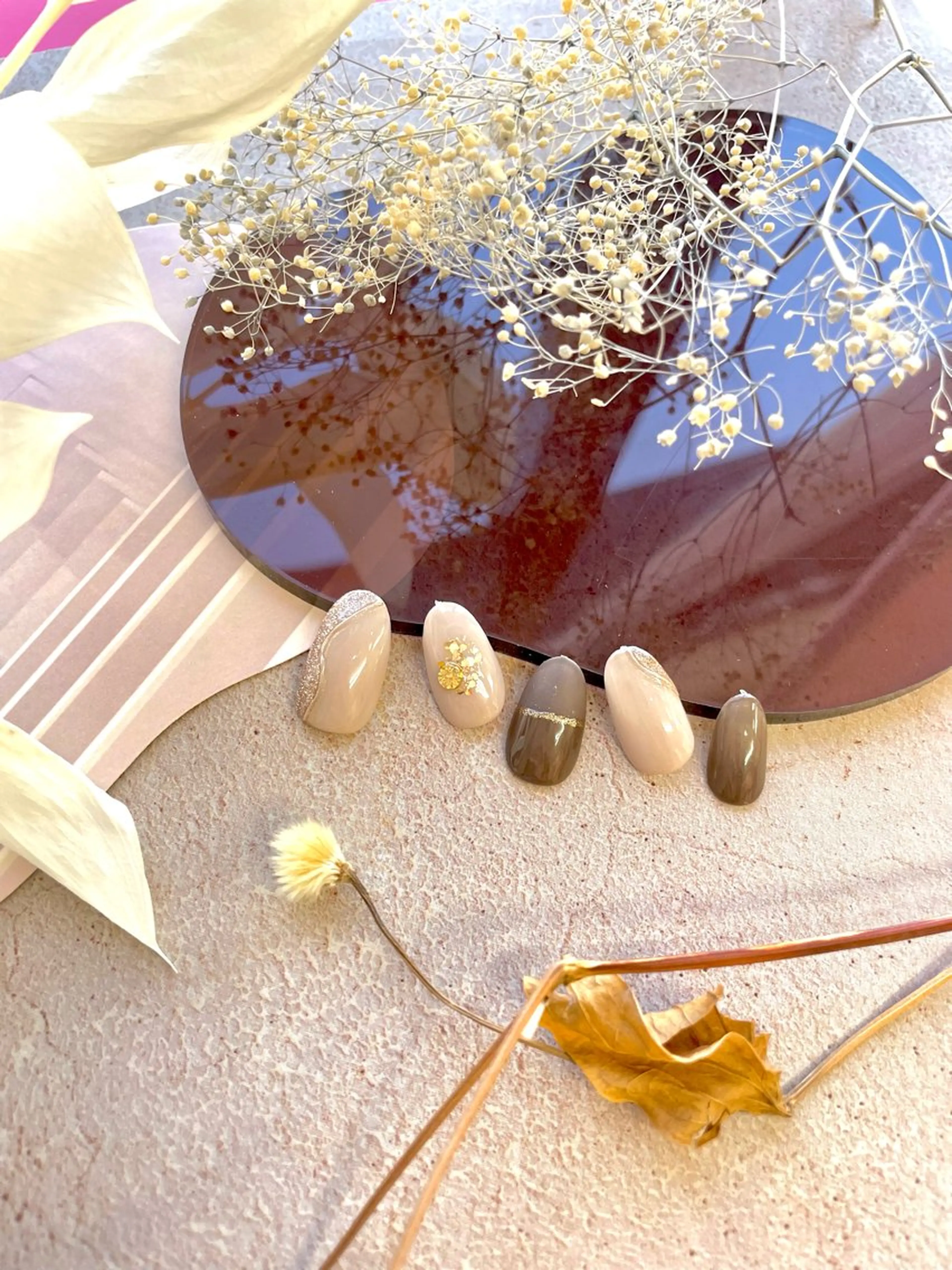 ネイル ニュアンスネイル ピュアネイル& オンディーヌのネイルデザイン