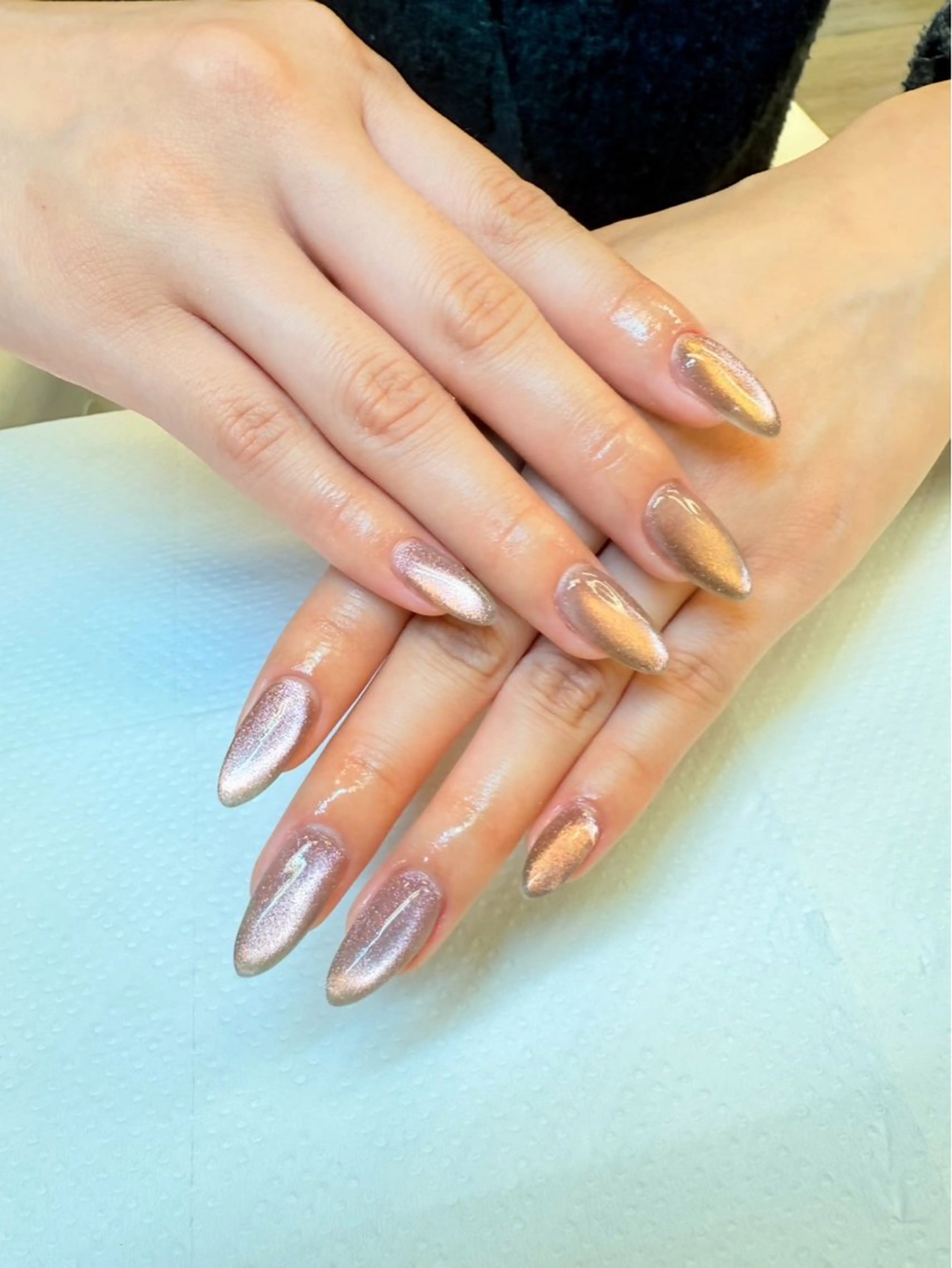 ネイル マグネットネイル ワンカラーネイル 🌺新小岩VILL Asa.のネイルデザイン