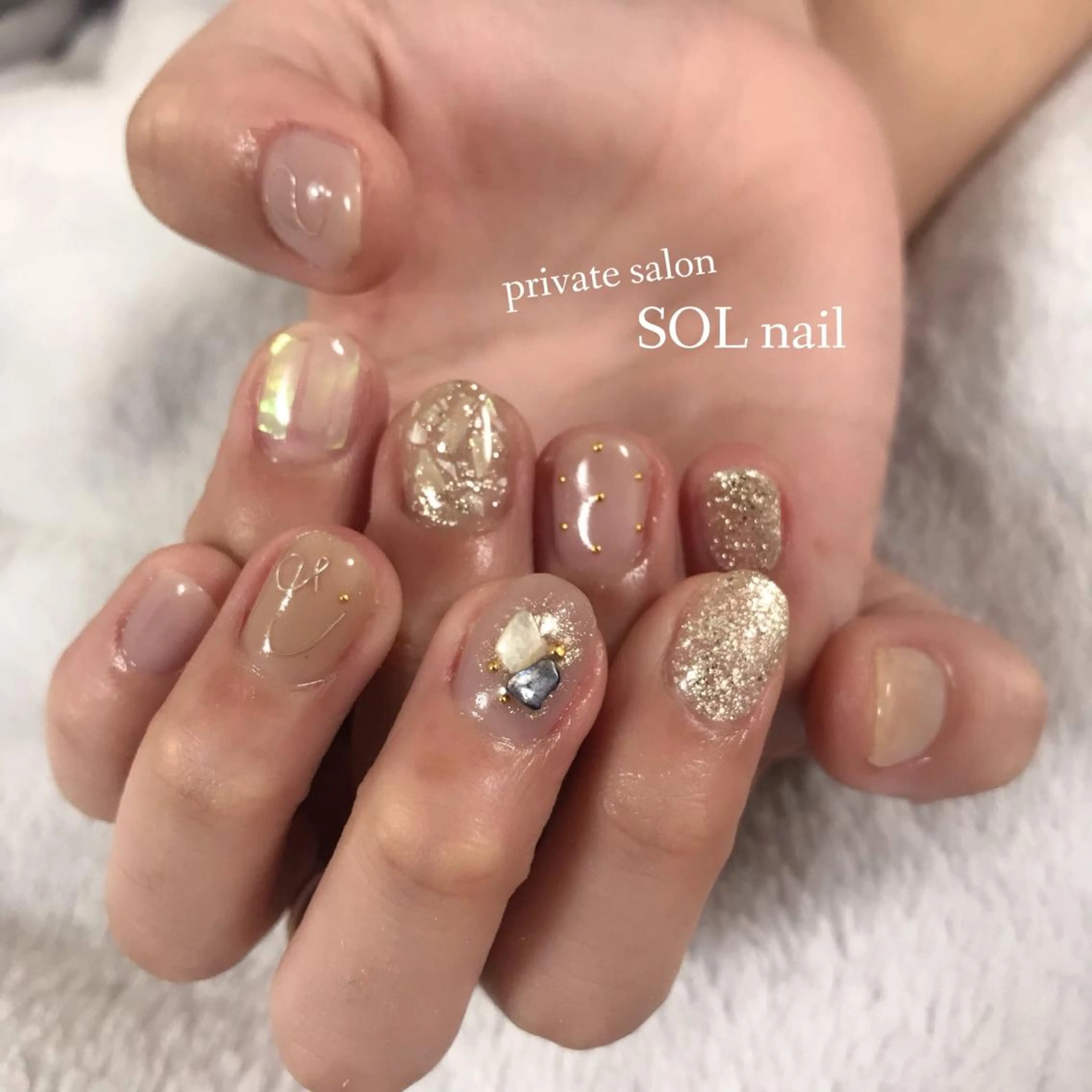 ネイル ハンドネイル SOL NAILのネイルデザイン