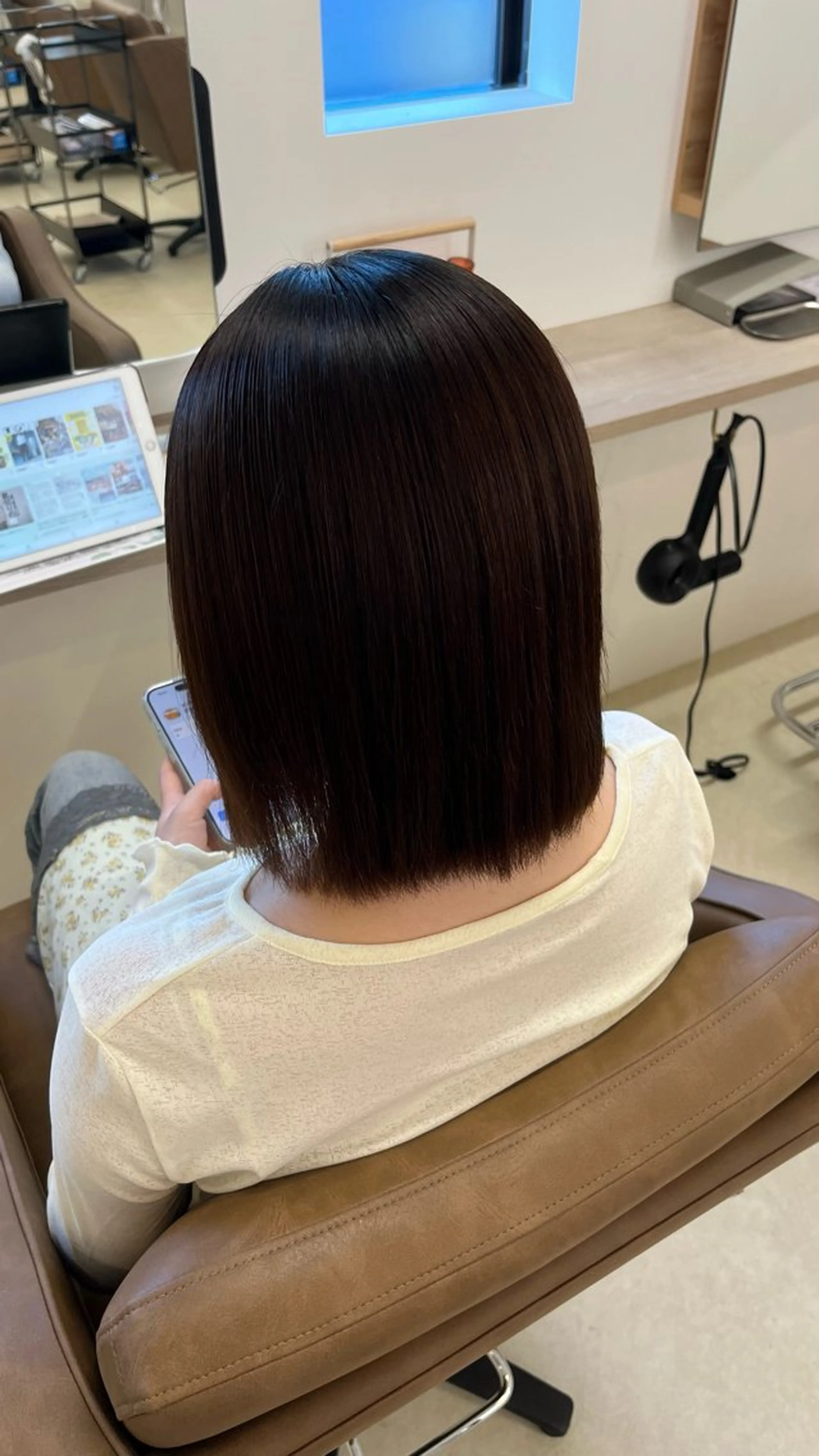 縮毛矯正 鈴木 莉菜のヘアスタイル