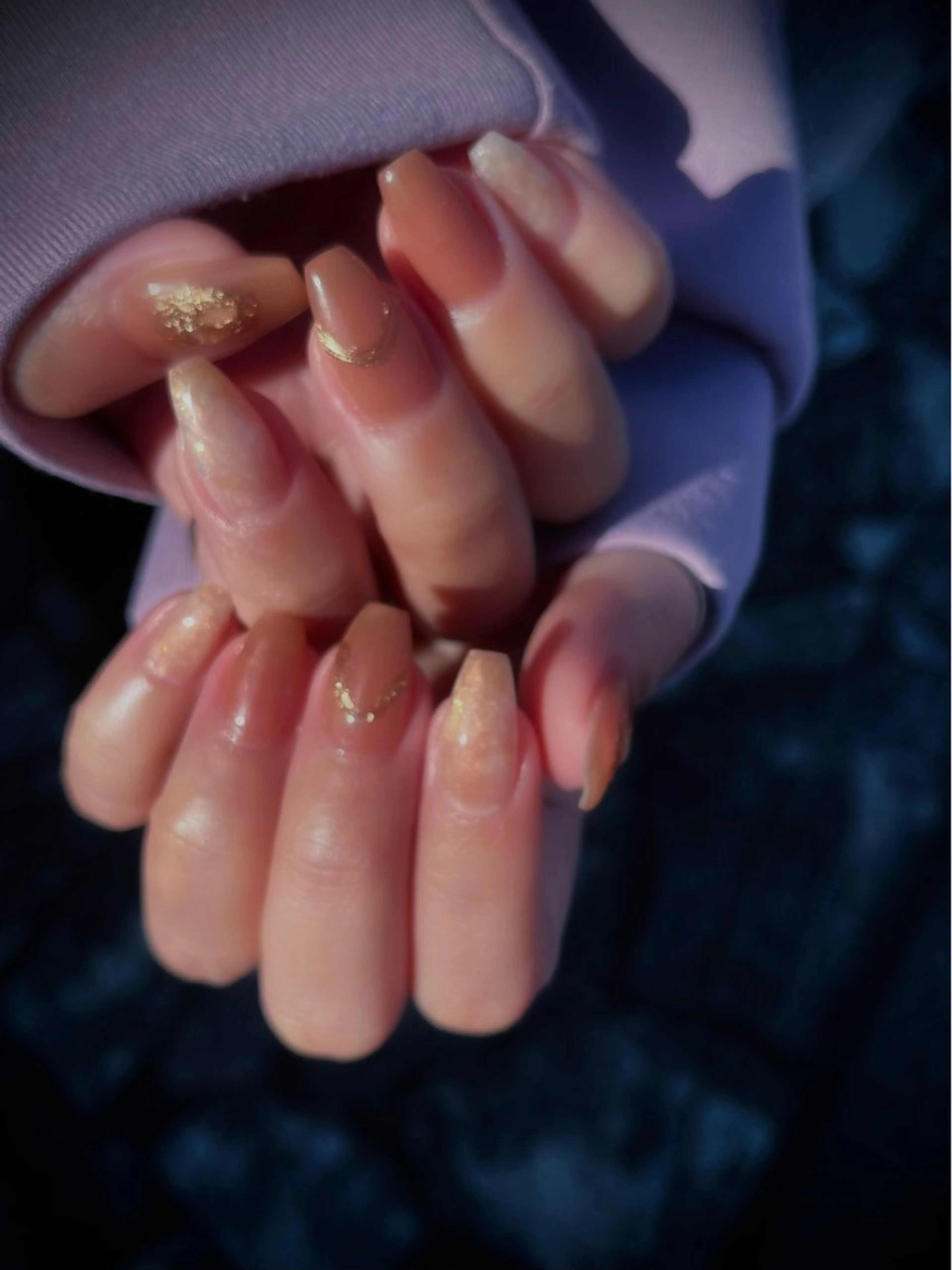 ネイル キラキラネイル マグネットネイル ワンカラーネイル スカルプネイル ワンホンネイル nine.🦋 YUKOのネイルデザイン