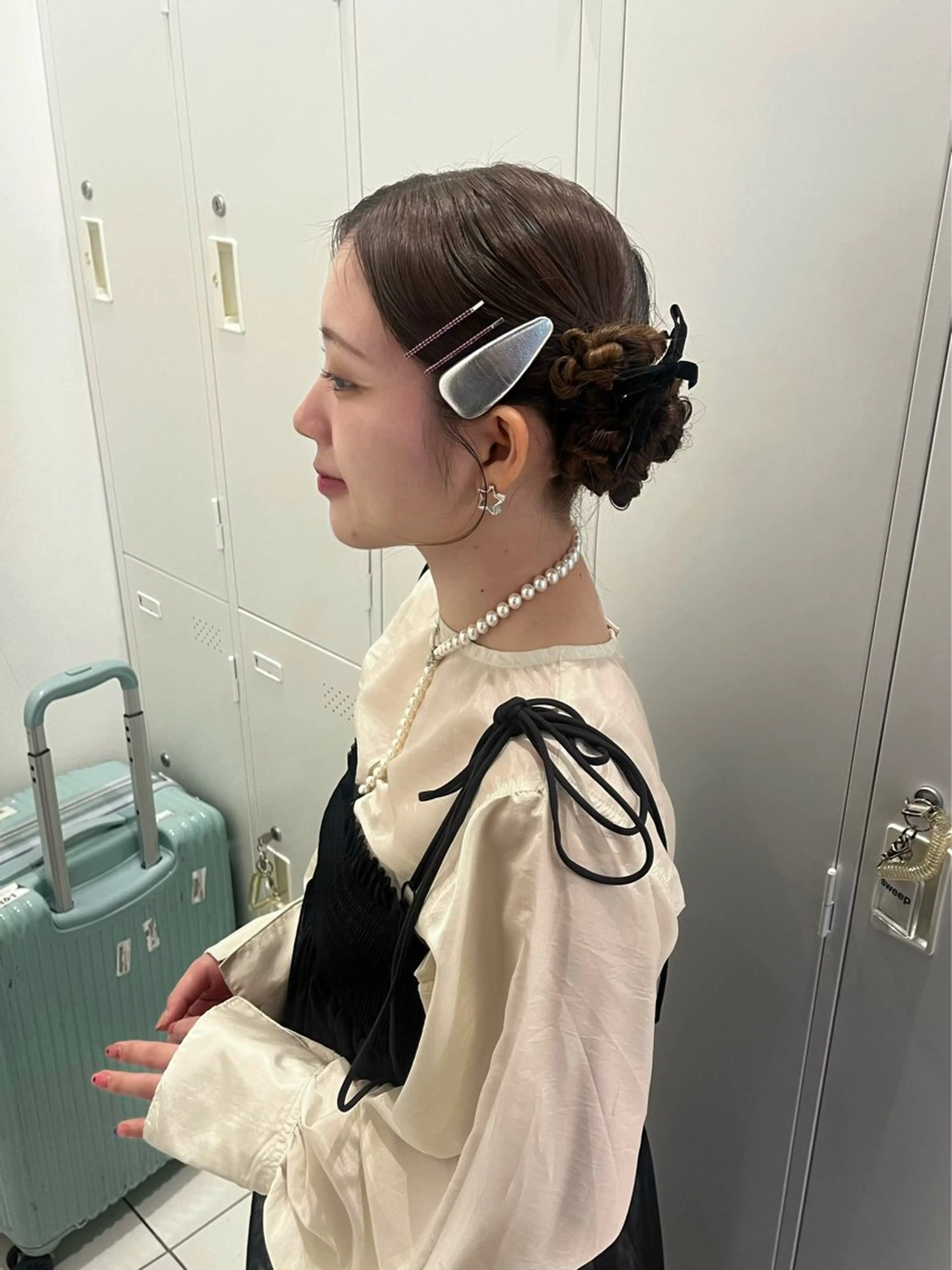 ヘアアレンジ ヘアセット riko/レイヤー/ 艶カラー/ヘアセットのヘアスタイル