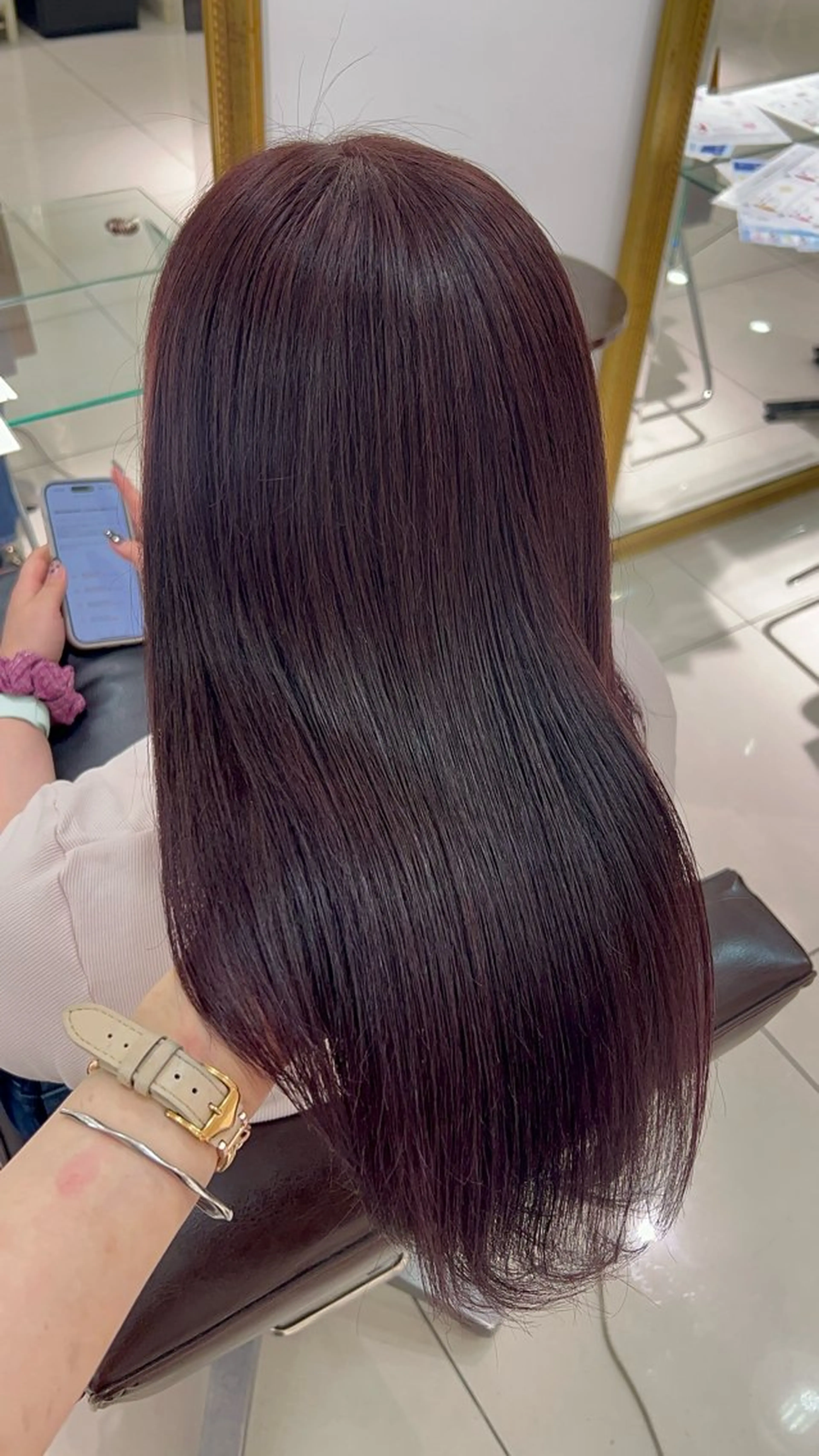 ロング カラー ハイトーンカラー 🤍🫧 長井 律のヘアスタイル