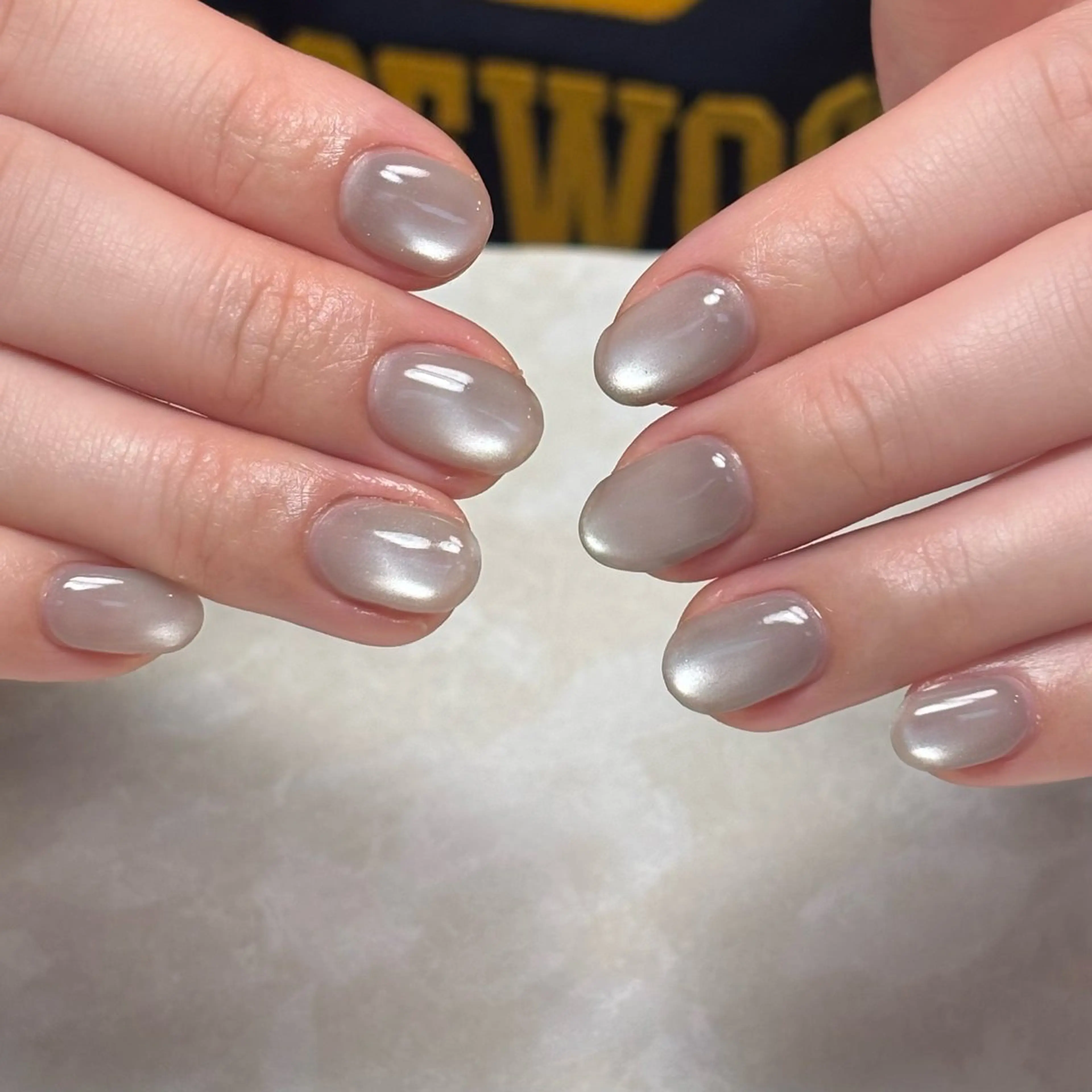 ネイル マグネットネイル マグネットワンカラー ワンカラーネイル ハンドネイル moka nailのネイルデザイン