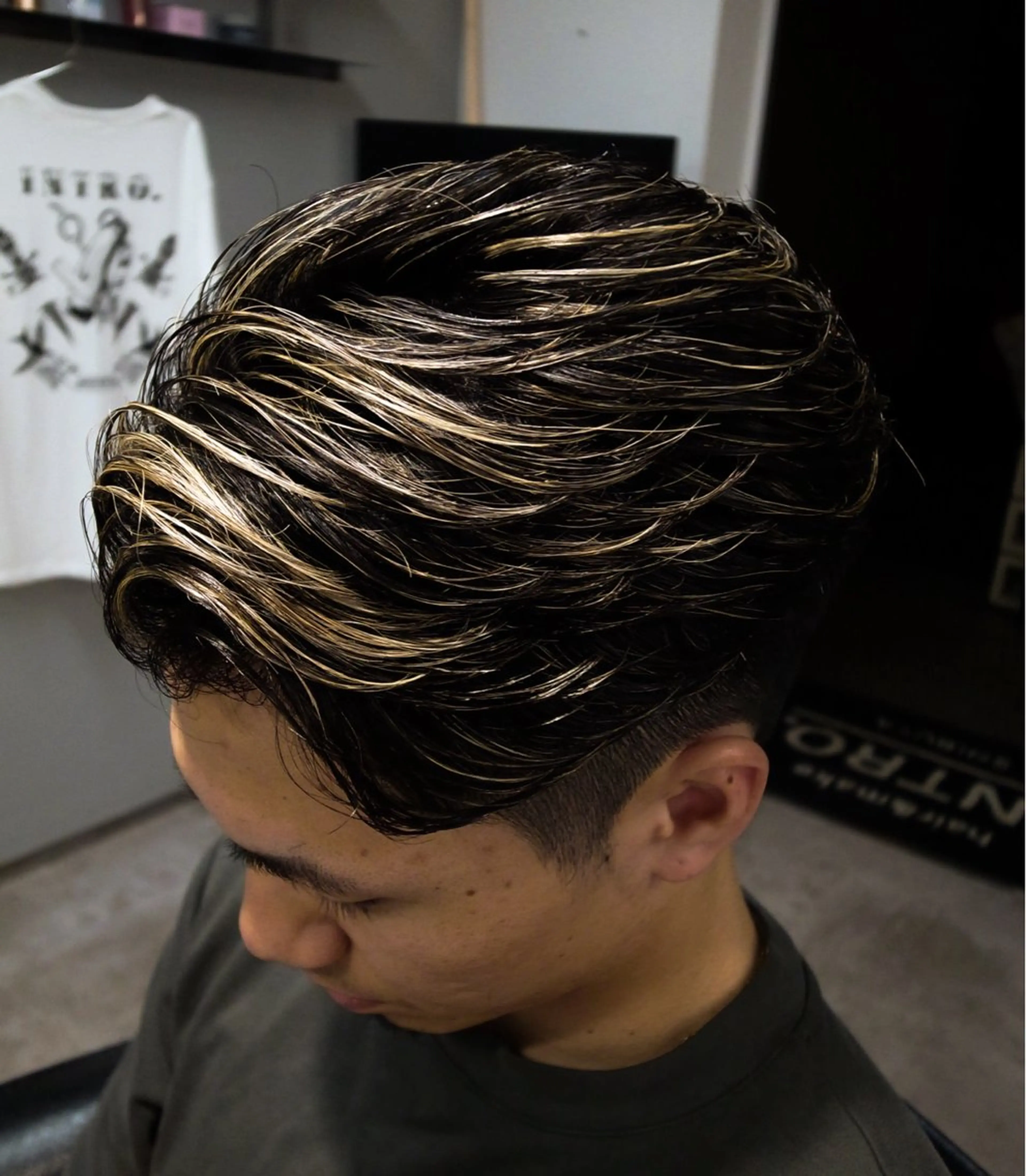 ショート カラー パーマ メンズ カット ヘアカラー トリートメント INTRO SHIBUYA by Fi-Ne所属・💈メンズフェード 特化DAIYA💈のヘアスタイル