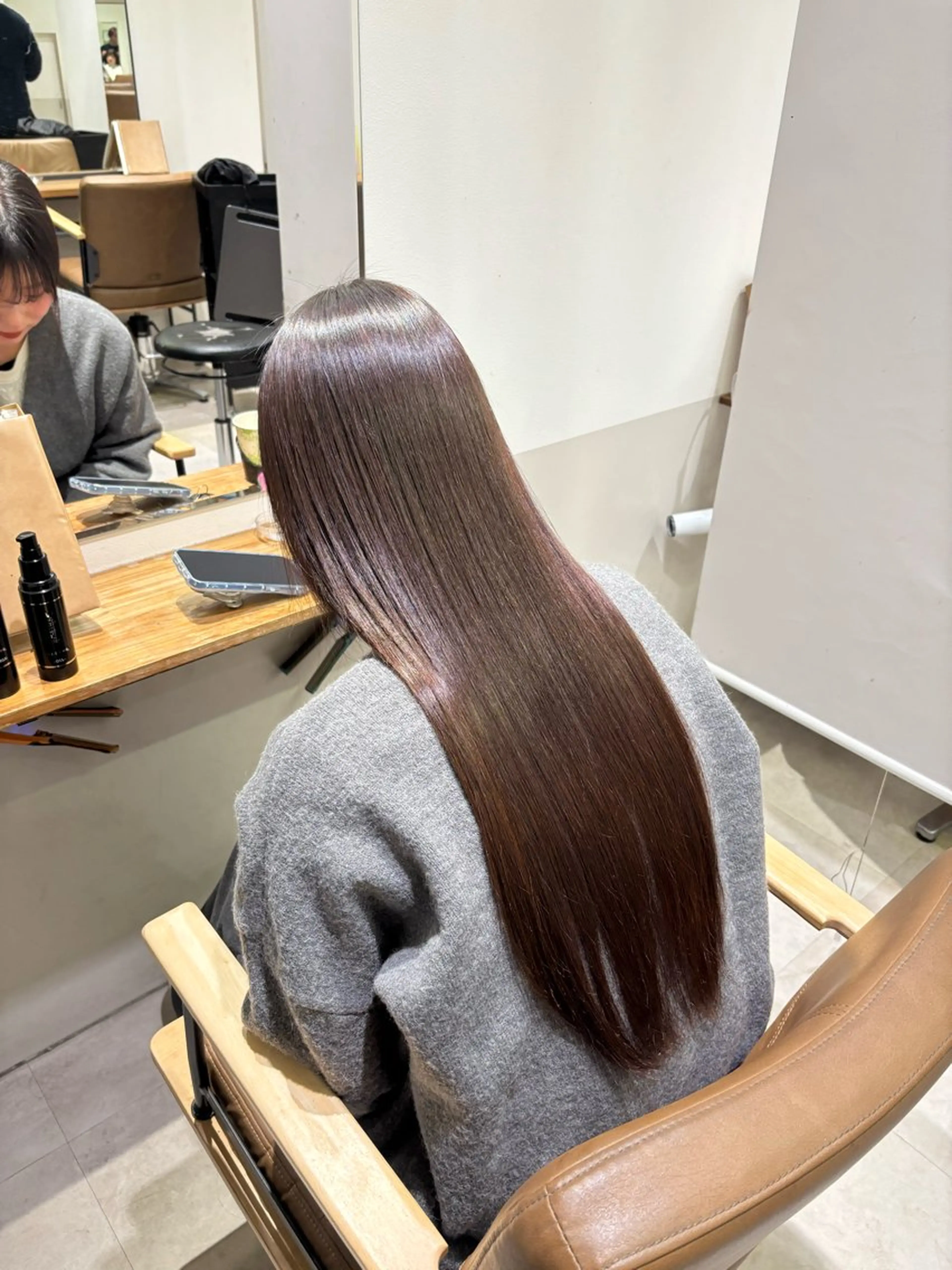 ロング 縮毛矯正 かのん /髪質改善/大阪梅田のヘアスタイル