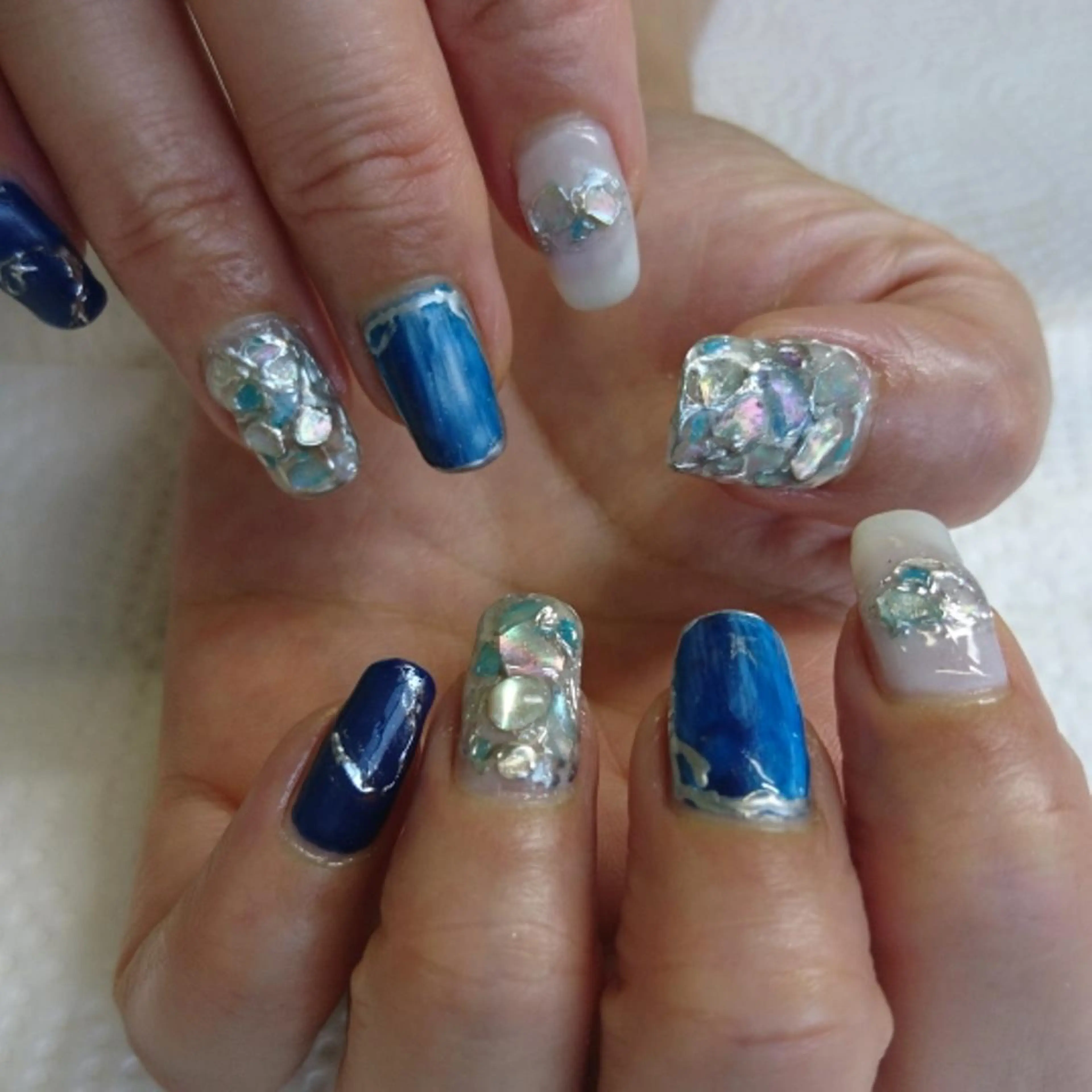 ネイル ミラーネイル ハンドネイル ハンドケア プライベートサロン RosyLily所属・プライベートサロン Rosy Lilyのネイルデザイン