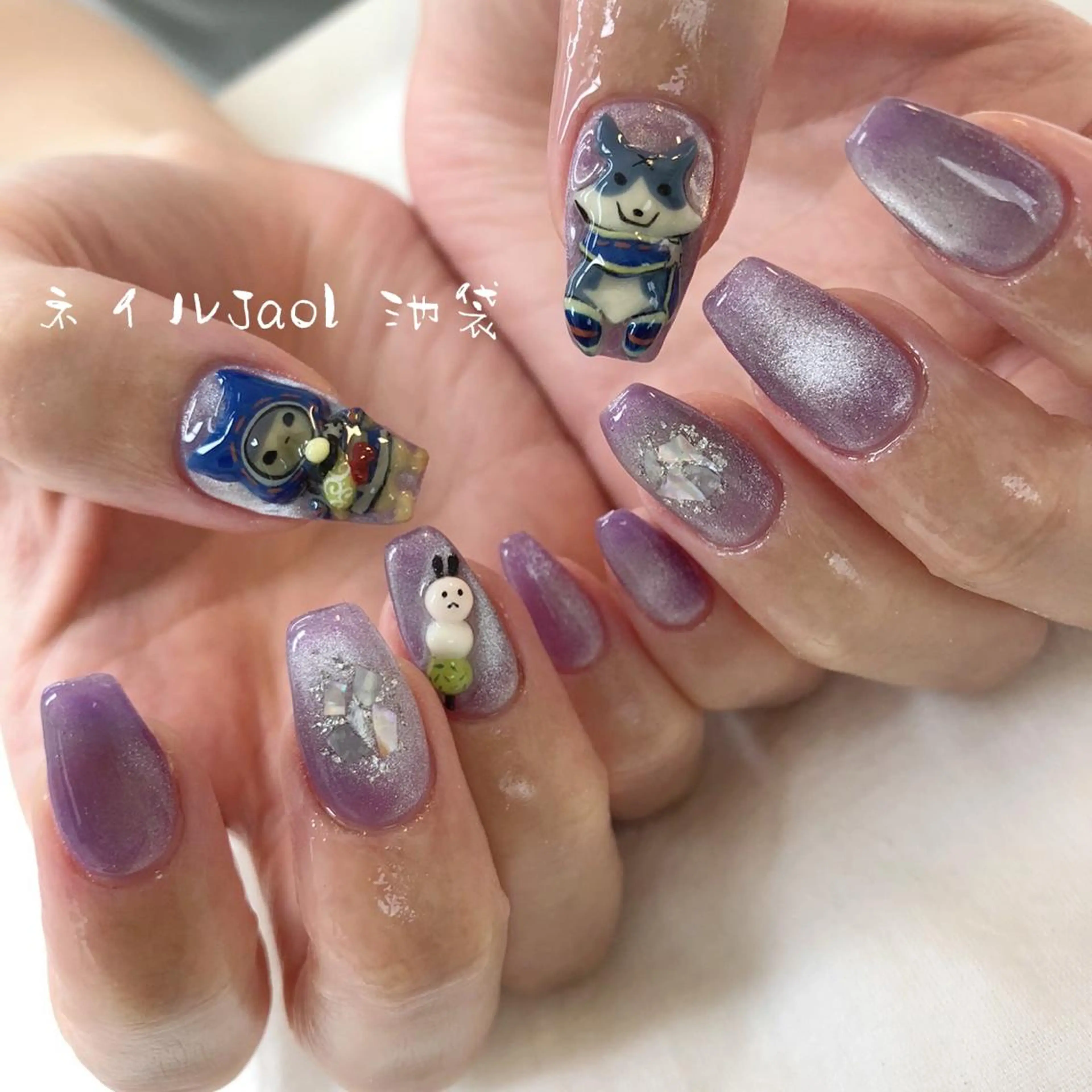 ミディアム ハンドネイル nail jaol池袋店所属・ネイルJaol 池袋のネイルデザイン