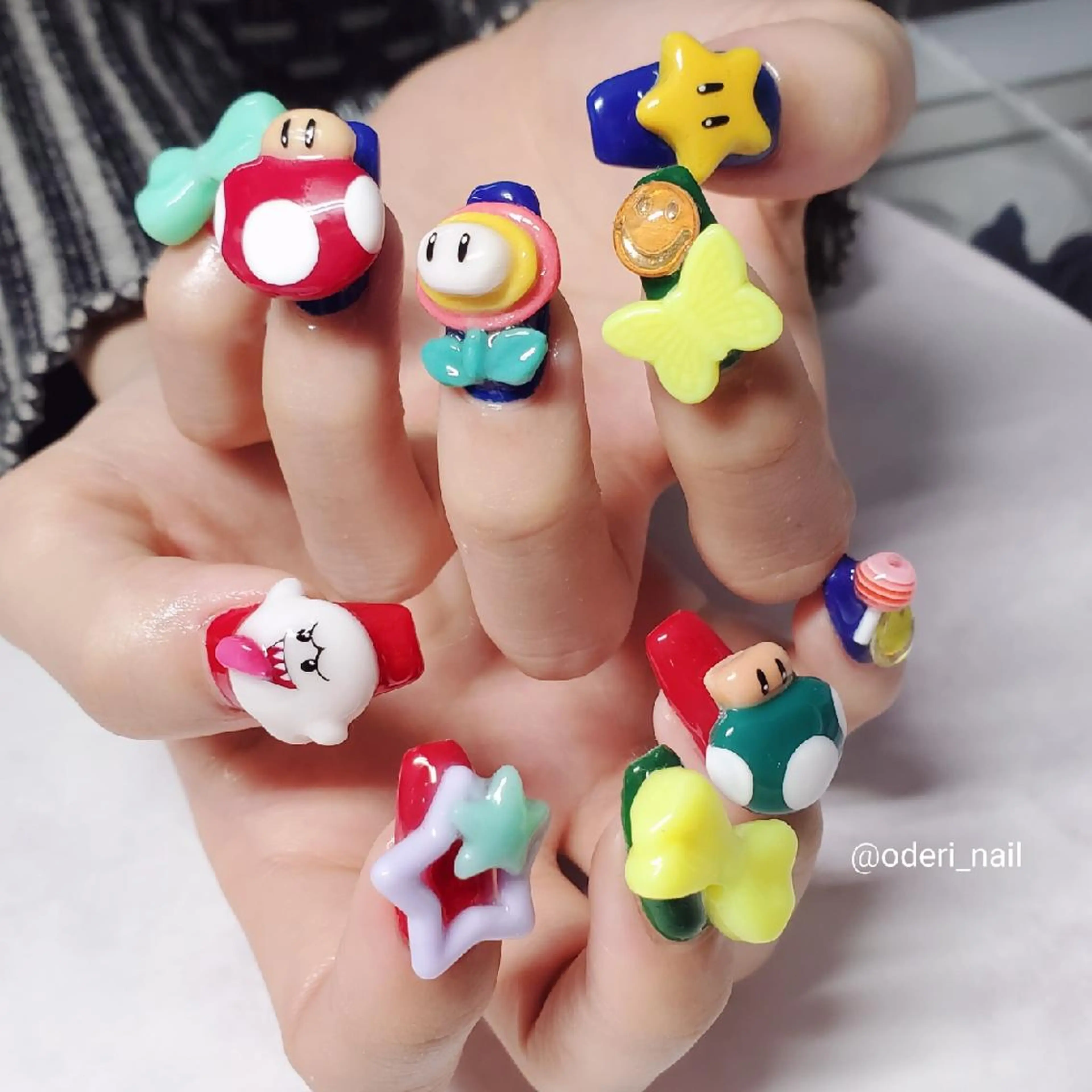 ネイル アートネイル ジェルネイル おで@ oderi_nailのネイルデザイン