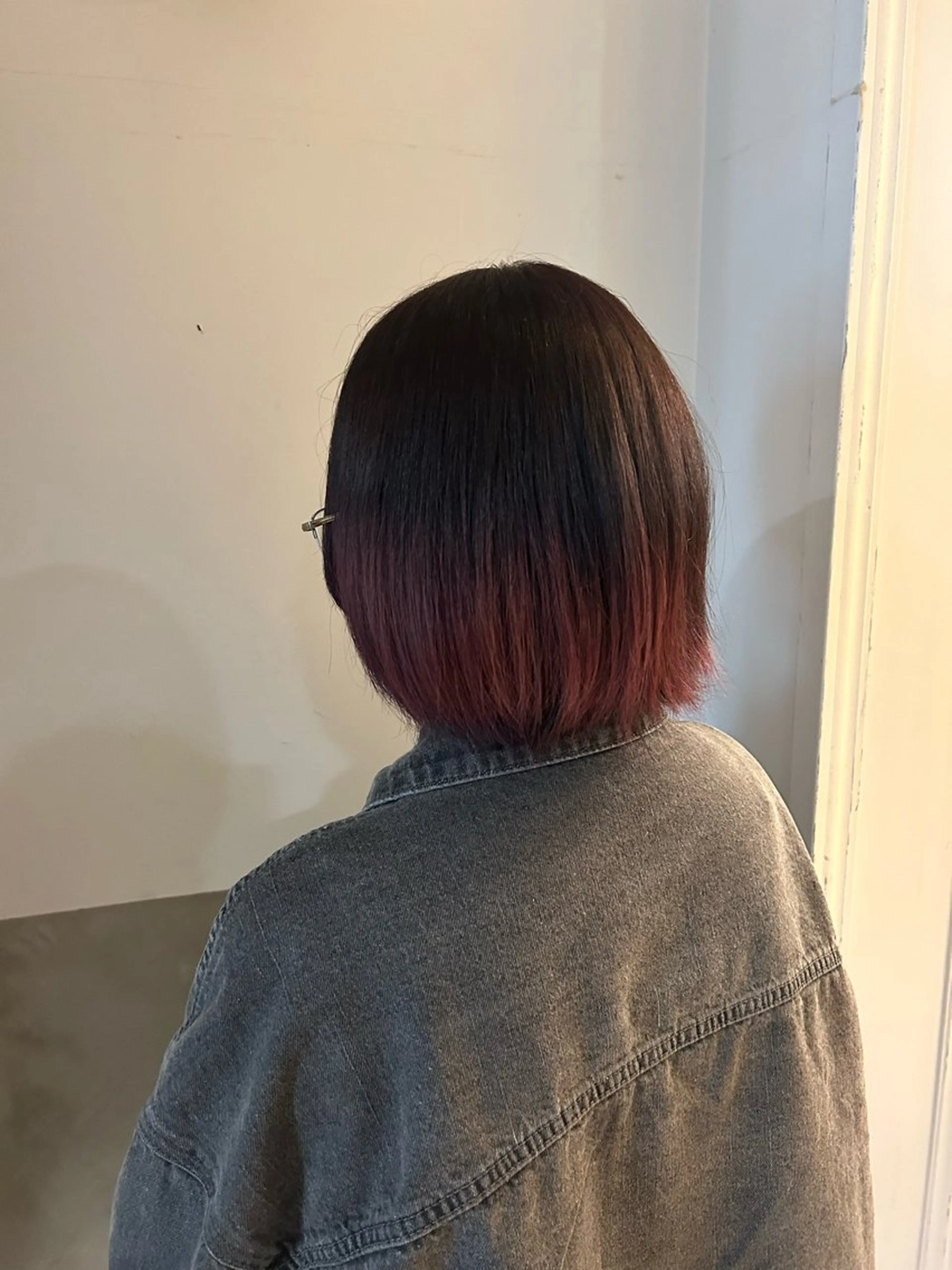 カラー レッドカラー ヘアカラー 【 pia 】 とものヘアスタイル