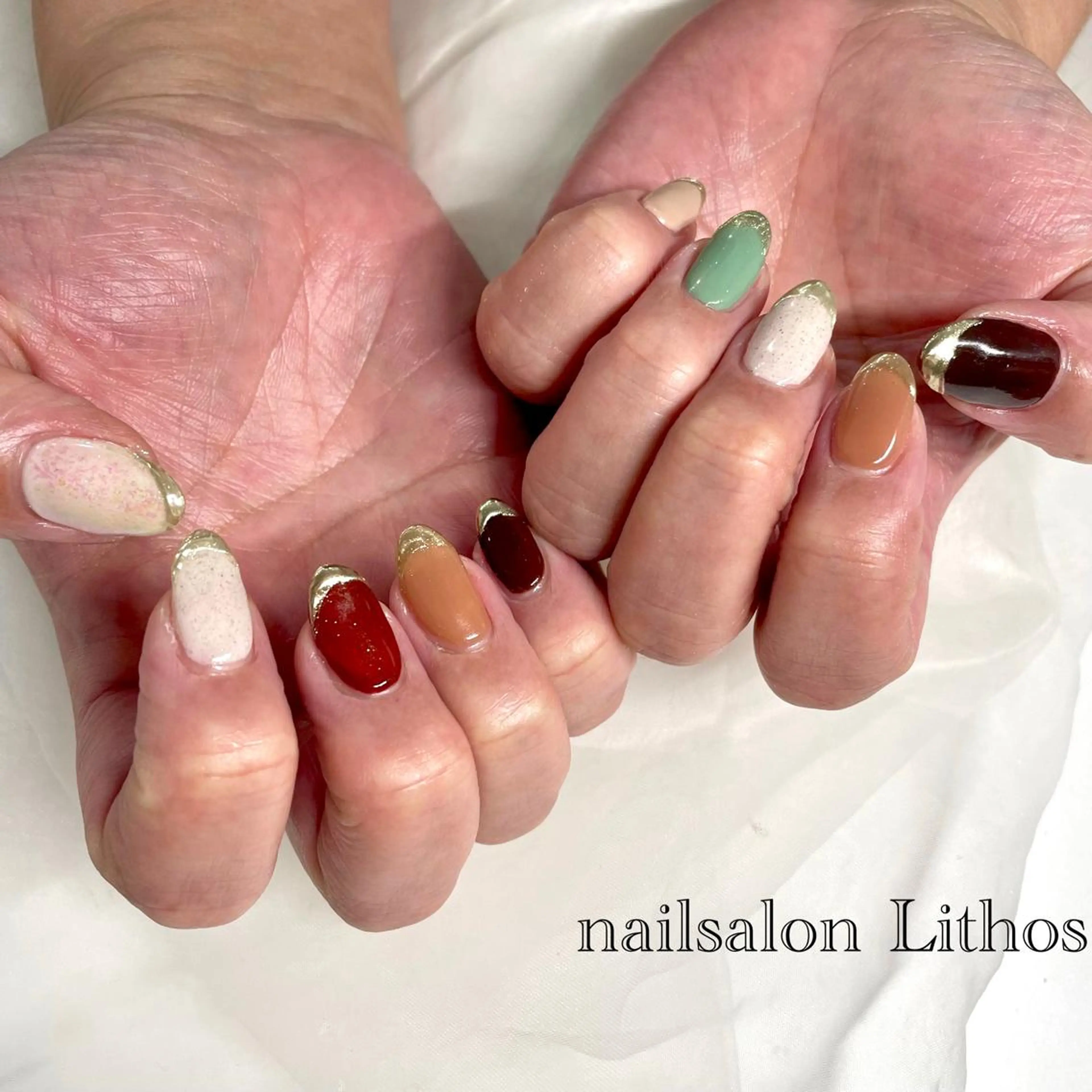 ネイル ハンドネイル nailsalon Lithos所属・nailsalon Recontreのネイルデザイン
