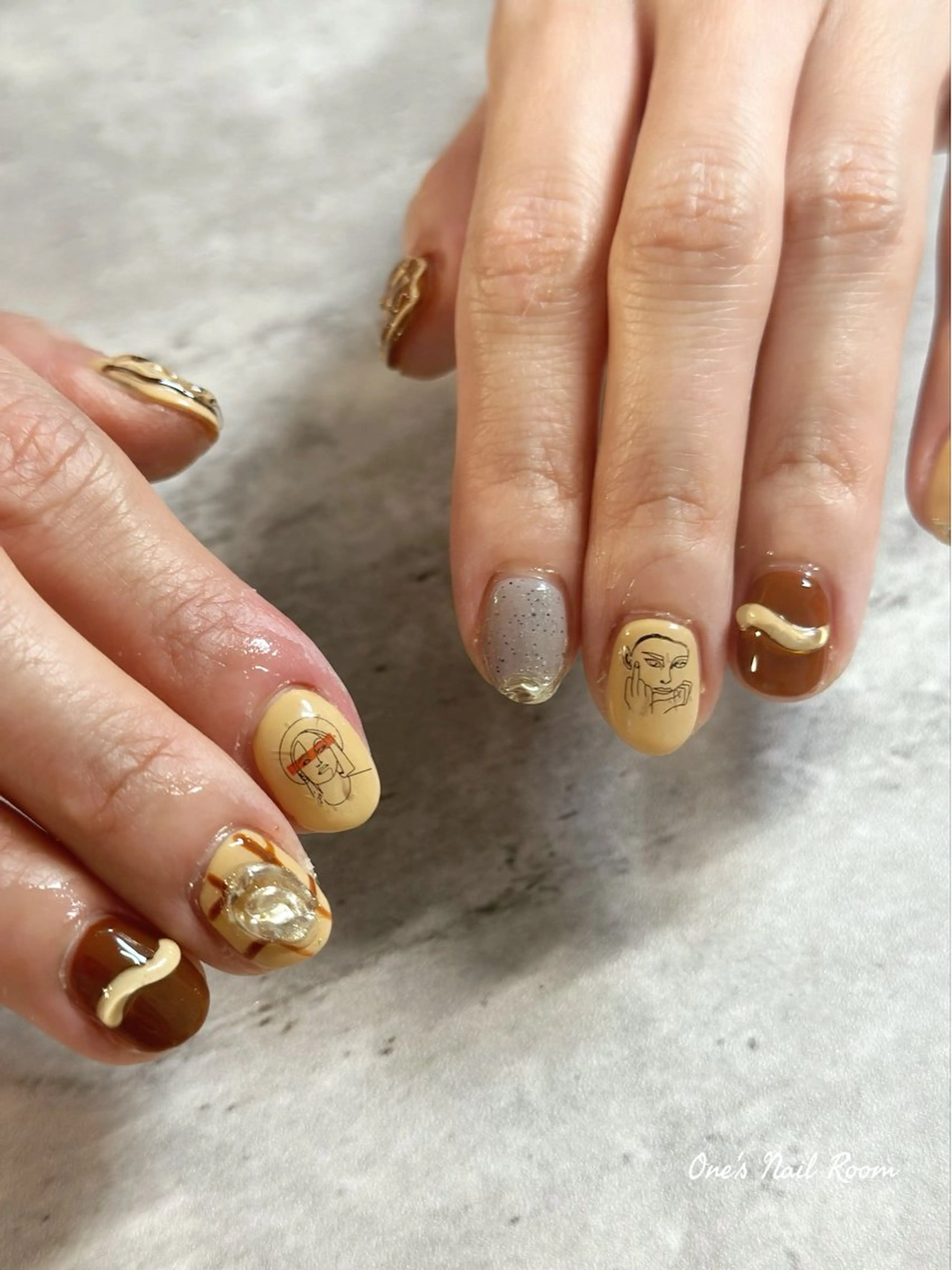 ネイル ハンドネイル One's Nail Roomのネイルデザイン