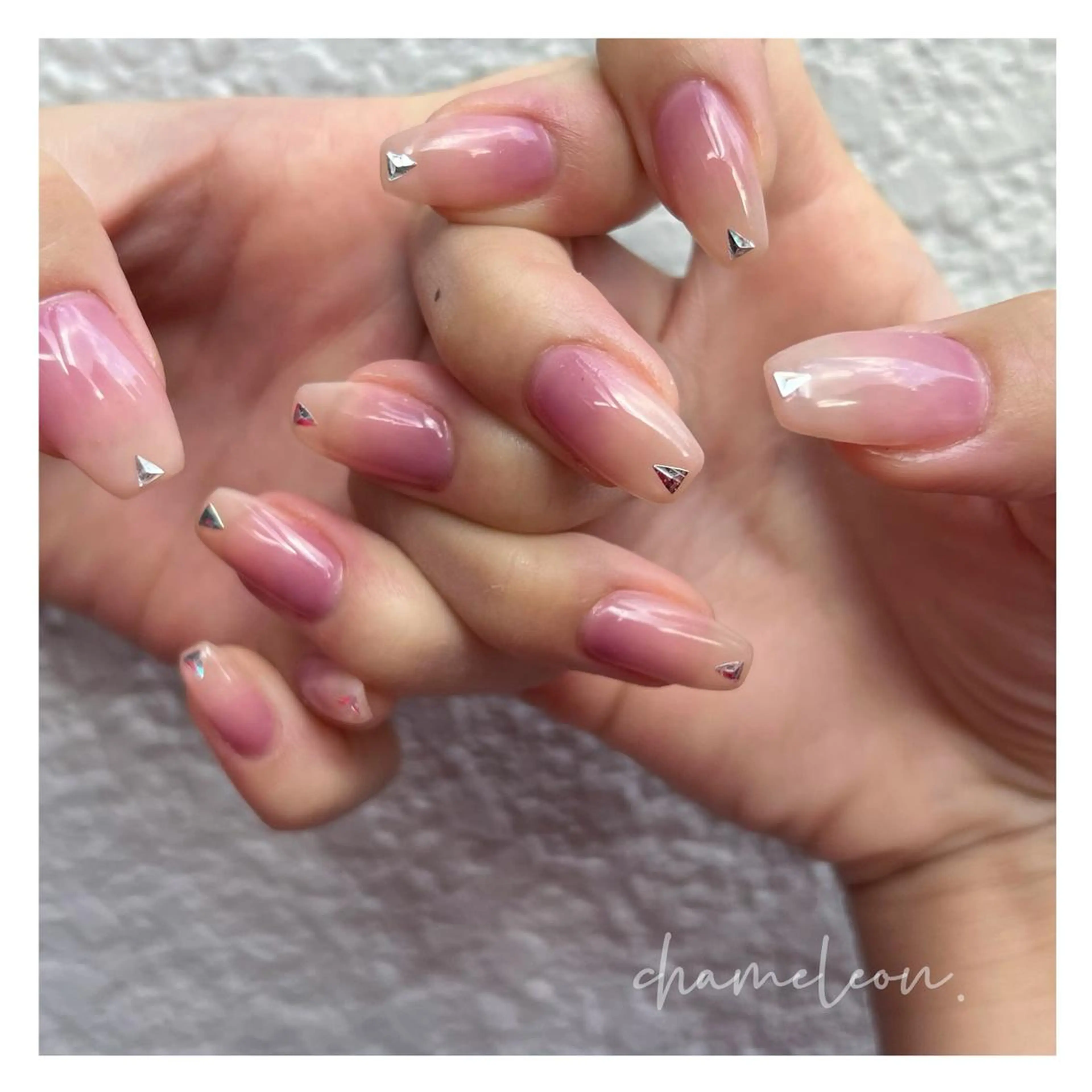 ネイル ハンドネイル 《カメレオン》 西田美輝のヘアスタイル